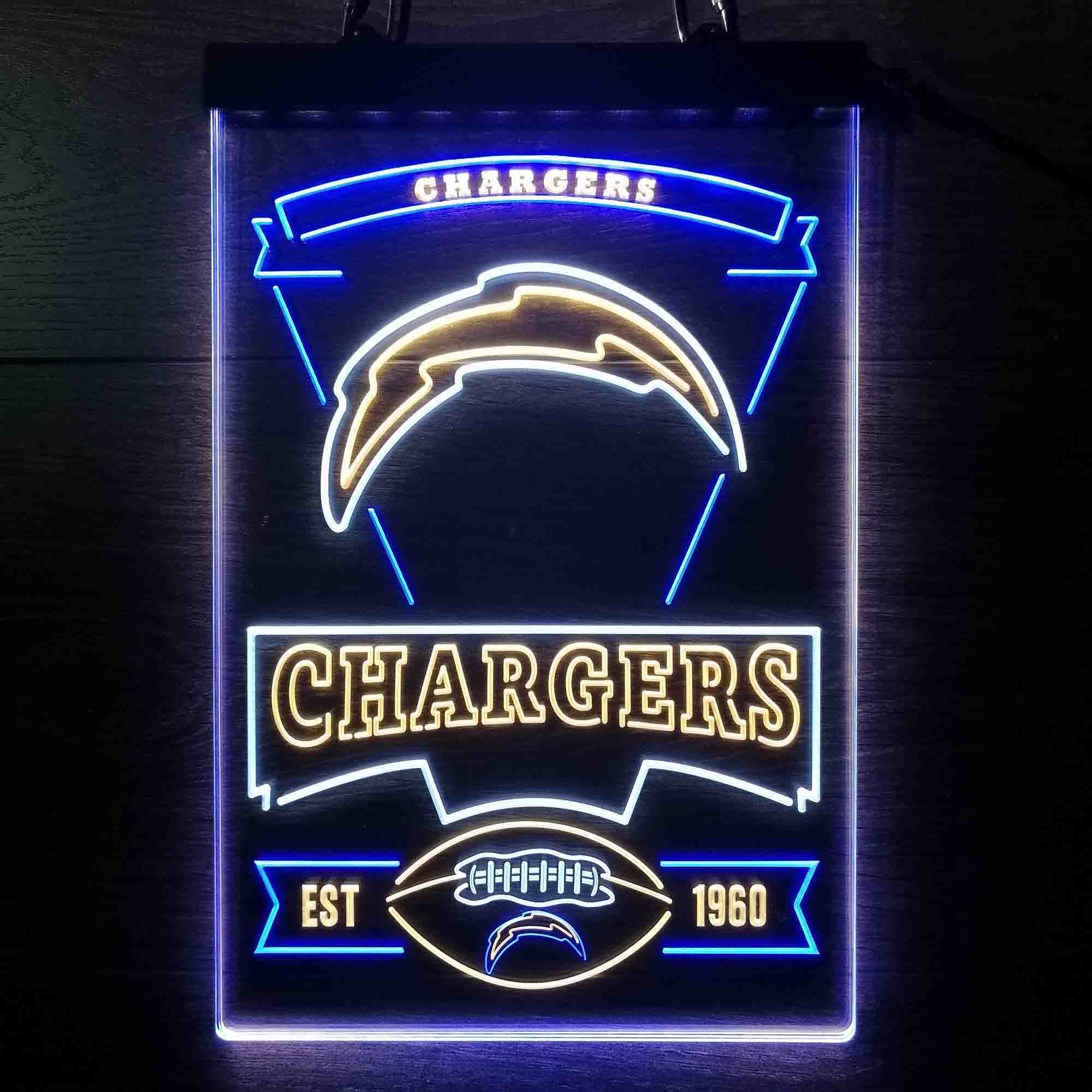 Los Angeles Chargers Neon LED Sign 3 Colors - Image 6