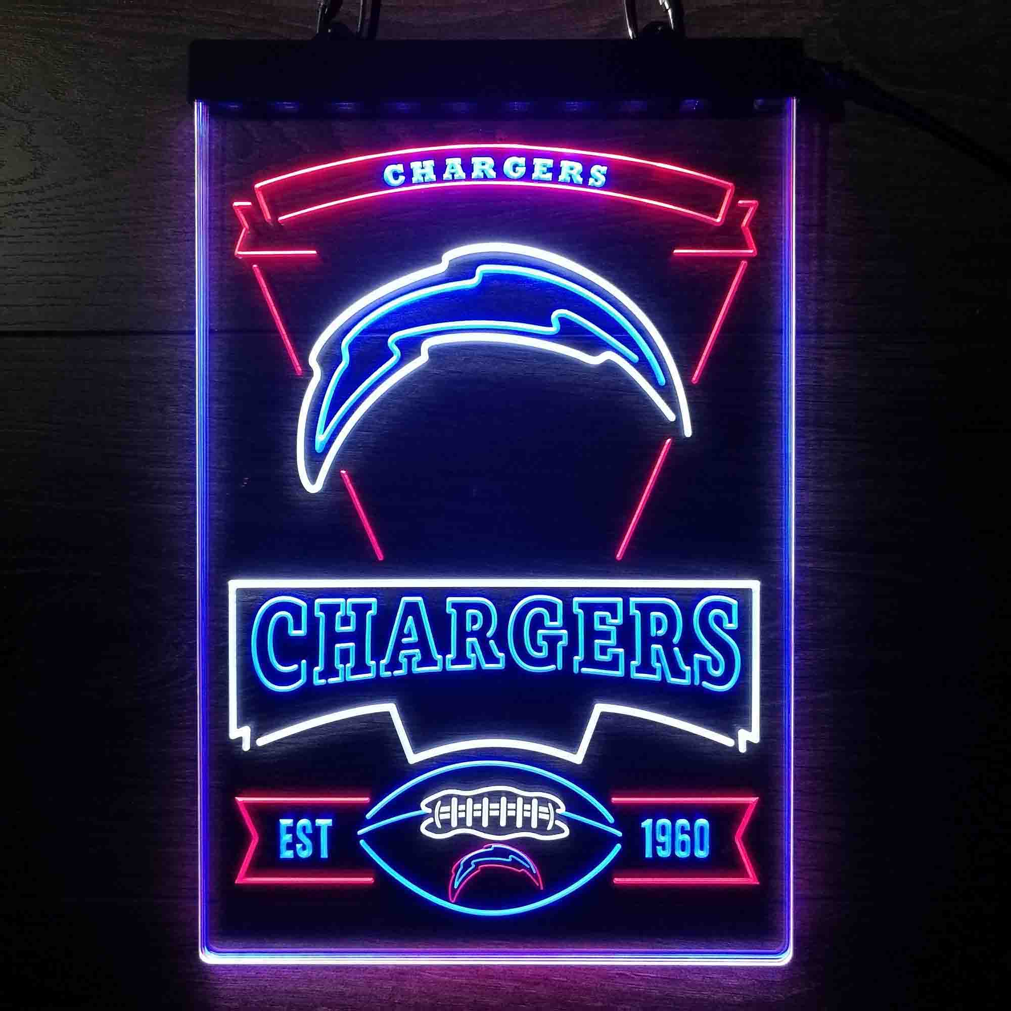 Los Angeles Chargers Neon LED Sign 3 Colors - Image 7