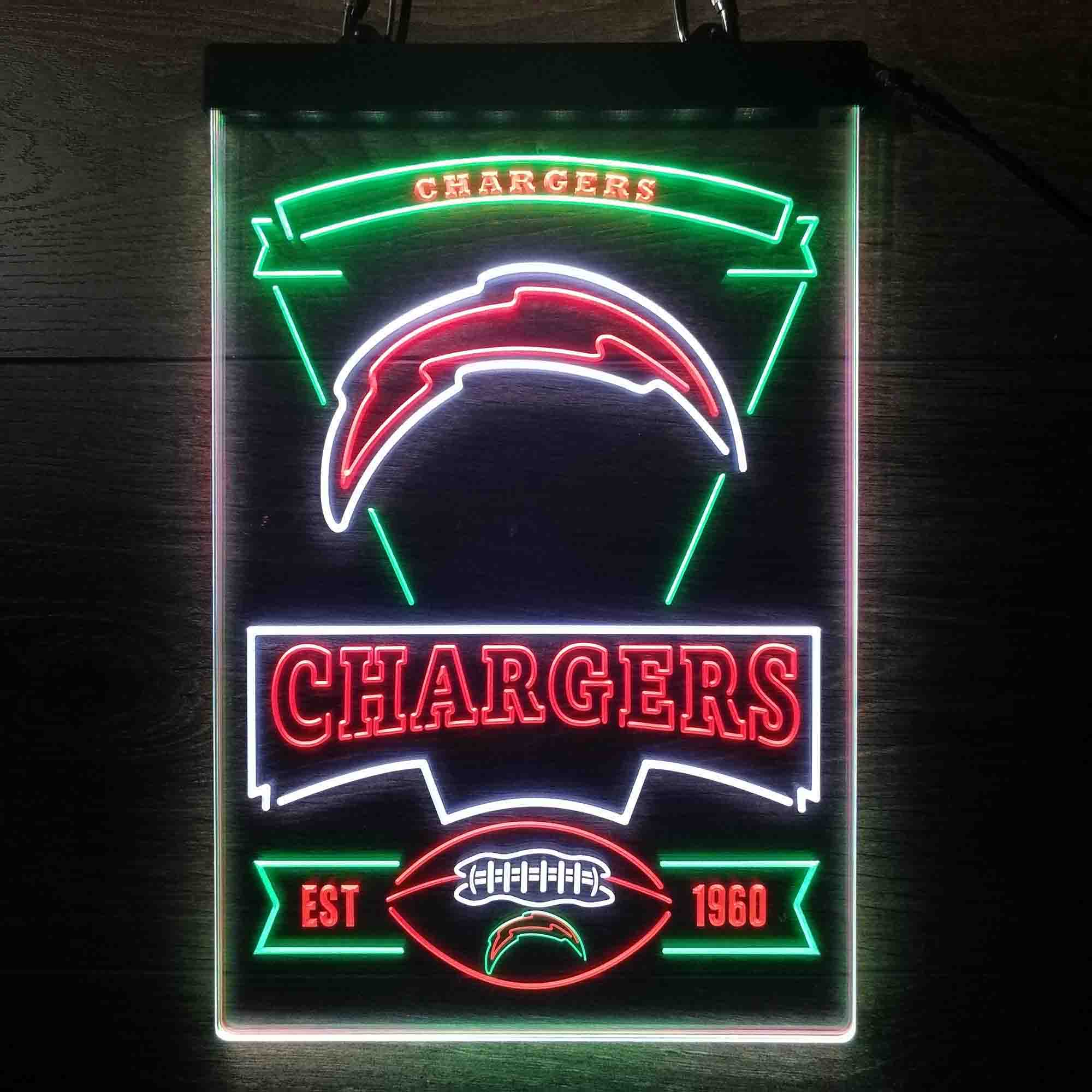 Los Angeles Chargers Neon LED Sign 3 Colors - Image 8