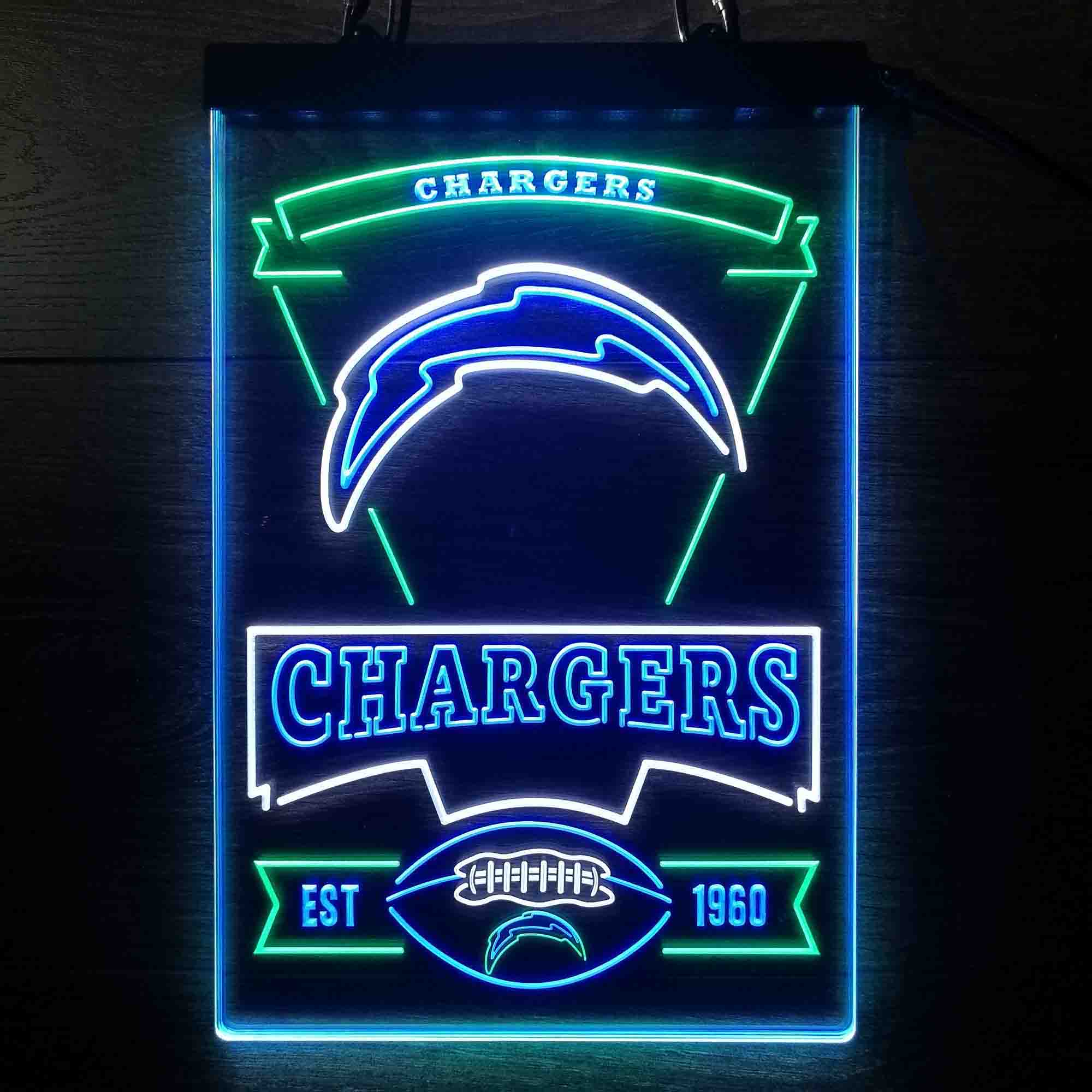 Los Angeles Chargers Neon LED Sign 3 Colors - Image 9