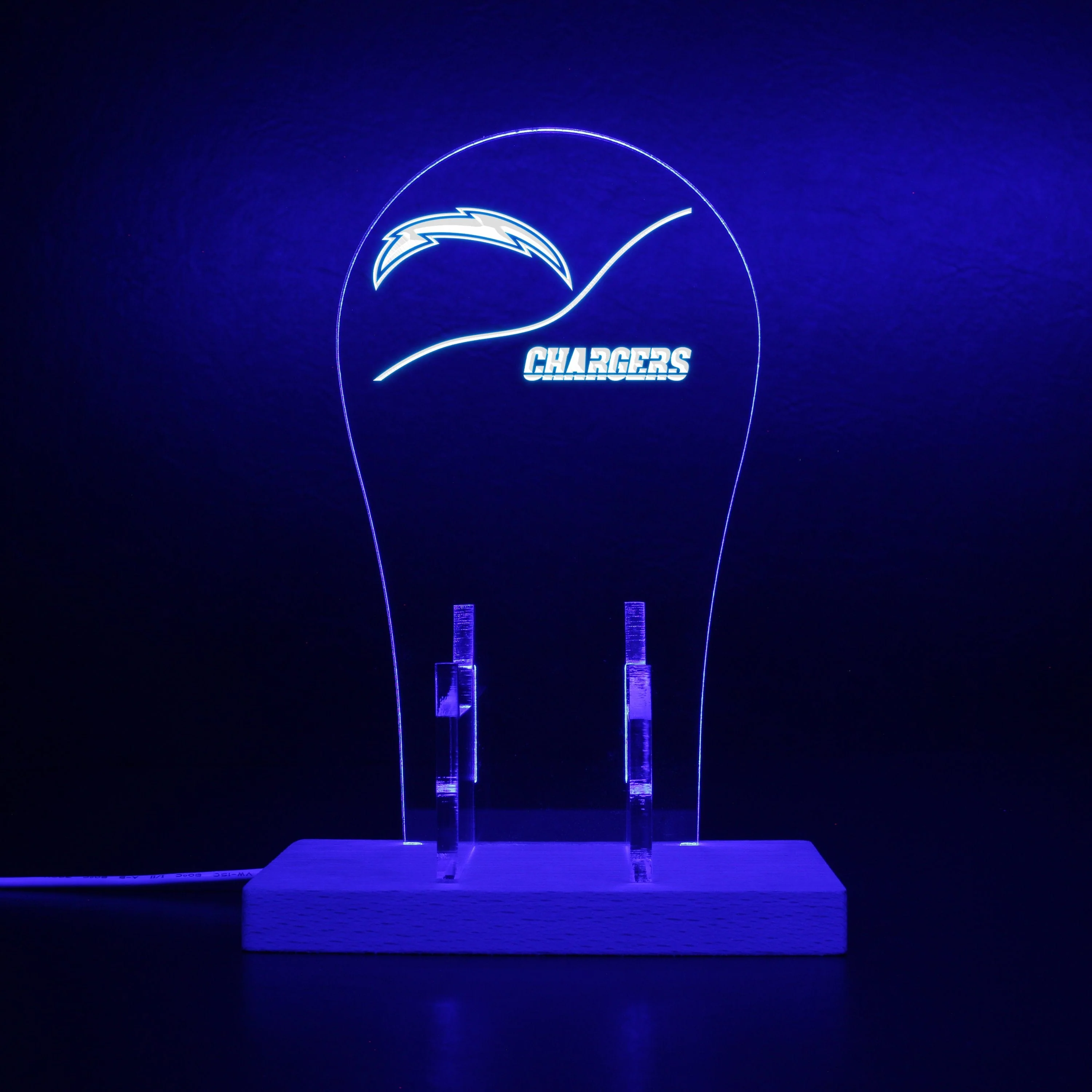 Los Angeles Chargers NFL LED Gaming Headset Controller Stand - Image 7