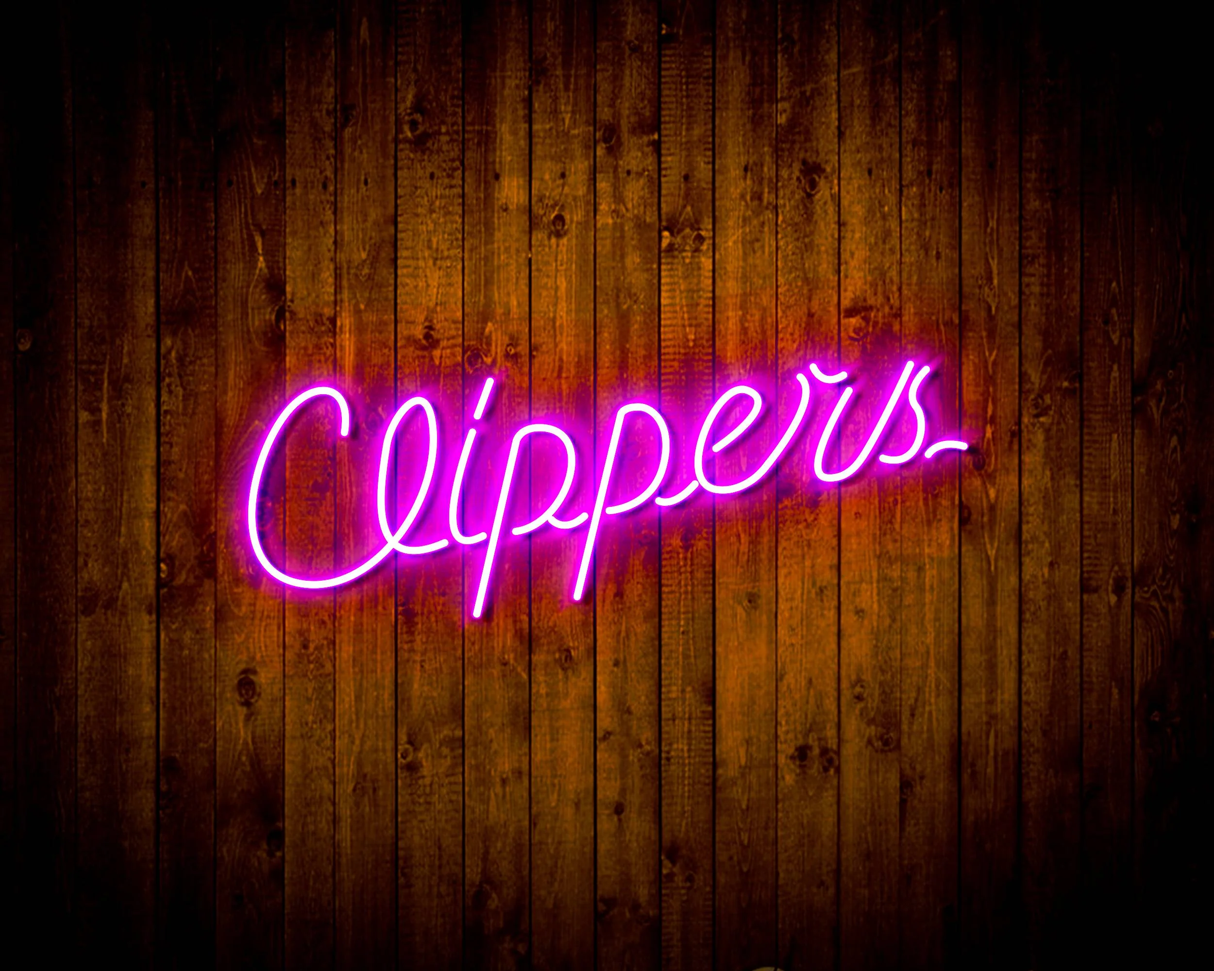 Los Angeles Clippers Bar Neon Flex LED Sign - Image 6