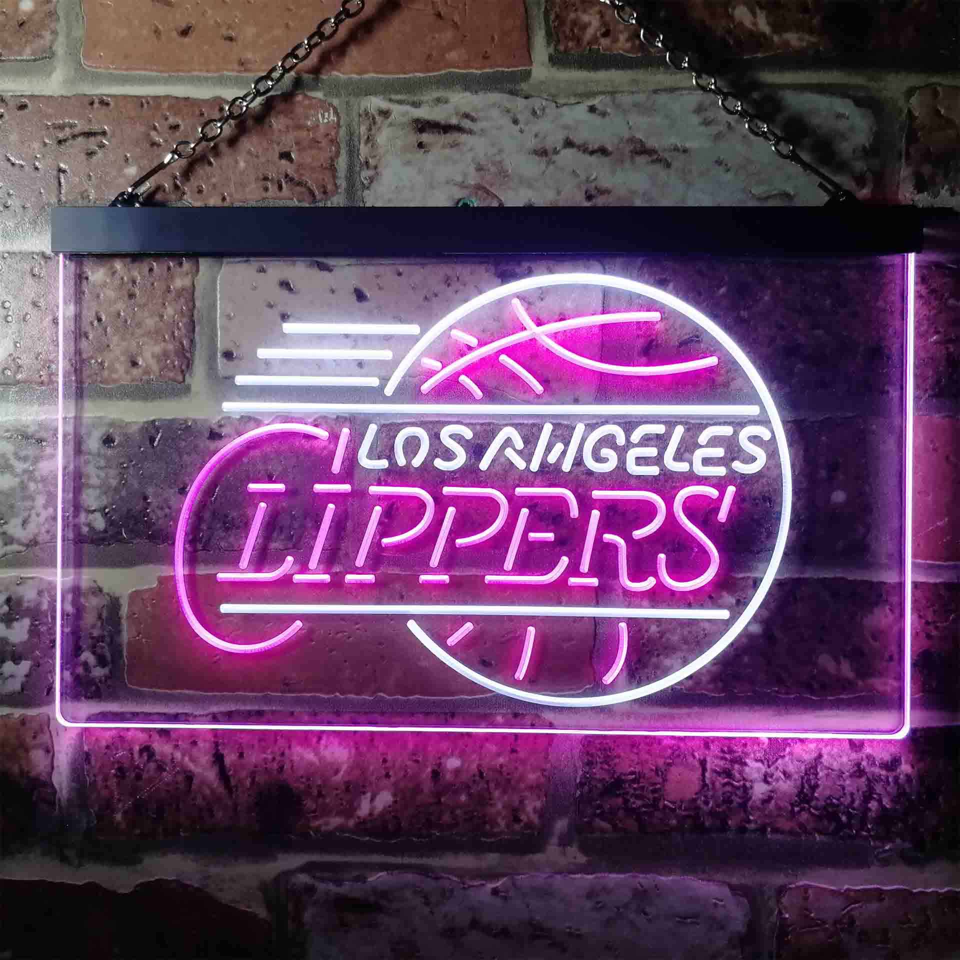 Los Angeles Clippers Baseketball Neon-Like LED Sign