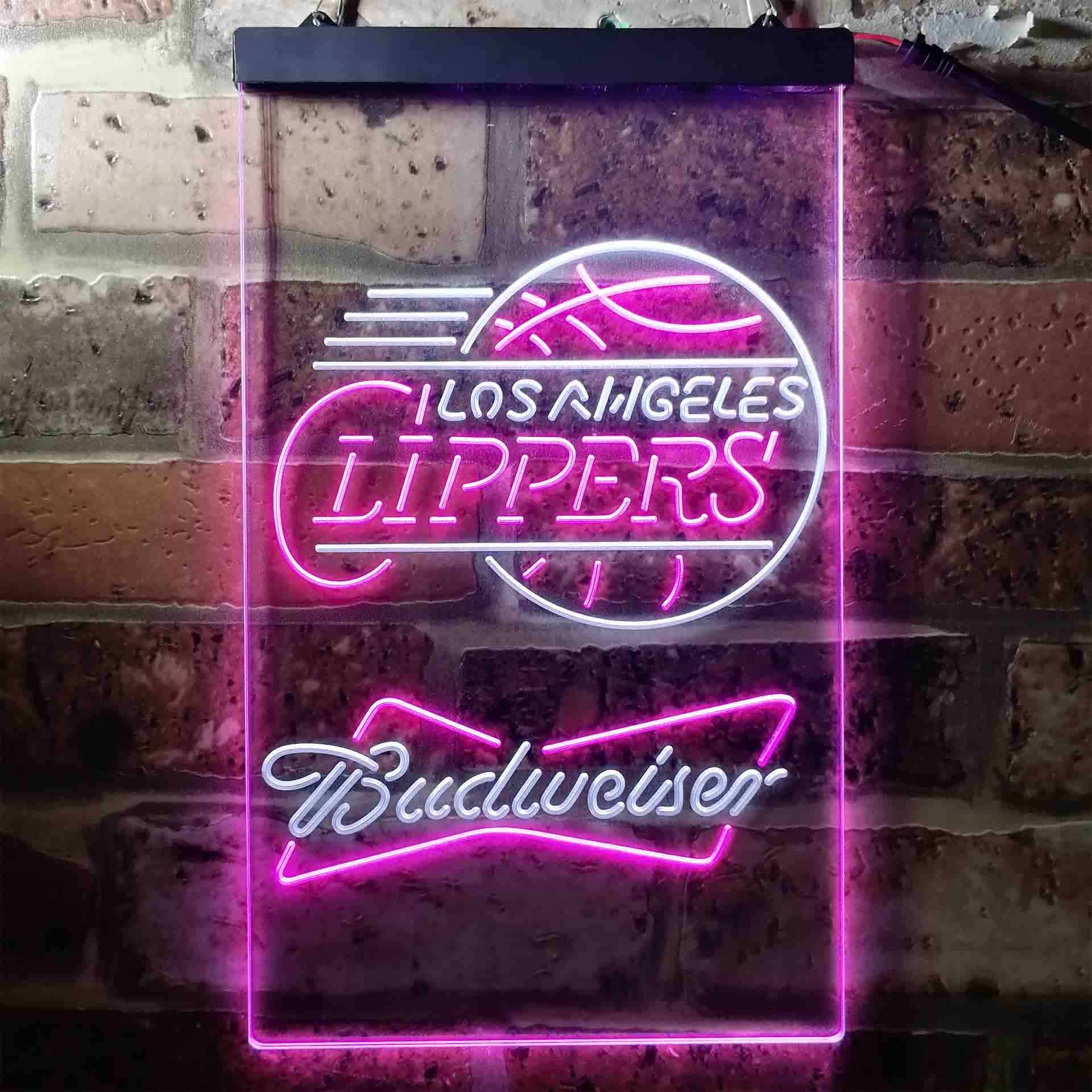 Los Angeles Clippers Budweiser Neon-Like LED Sign - Image 13