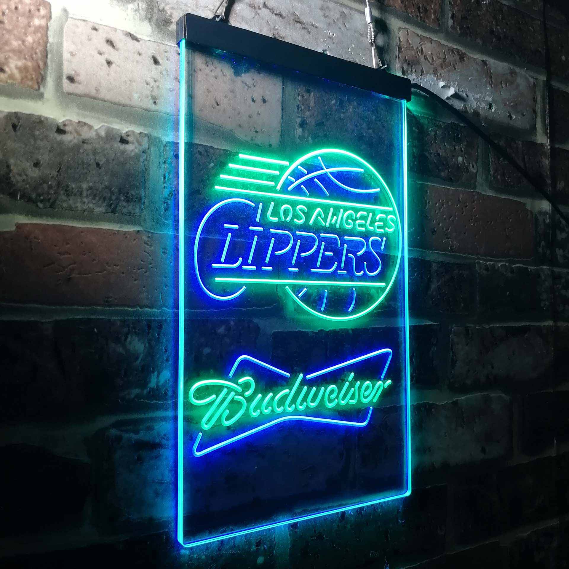 Los Angeles Clippers Budweiser Neon-Like LED Sign - Image 20