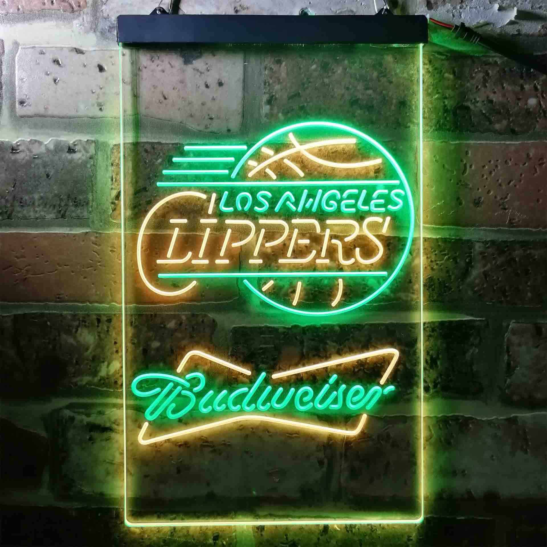 Los Angeles Clippers Budweiser Neon-Like LED Sign - Image 3