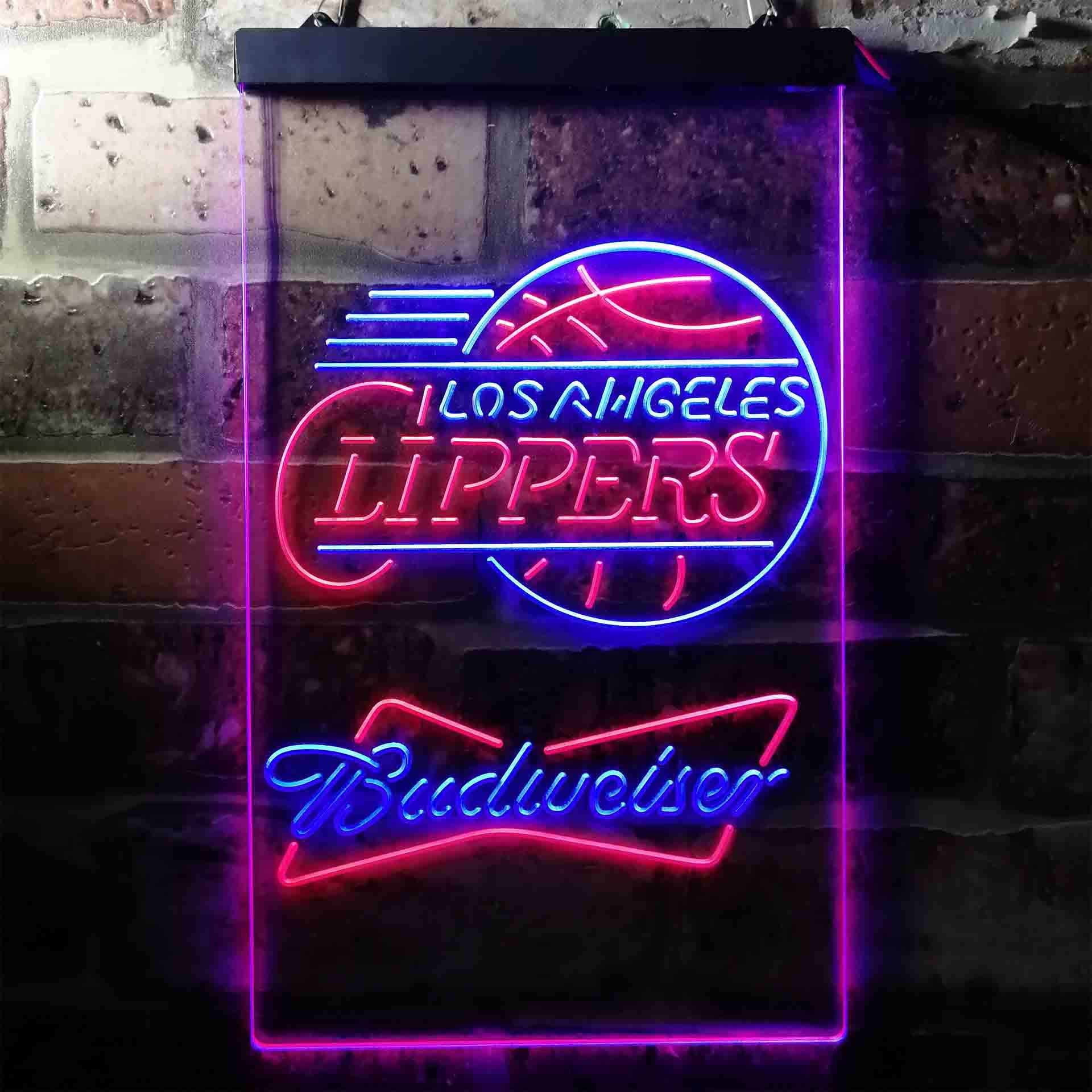 Los Angeles Clippers Budweiser Neon-Like LED Sign - Image 4