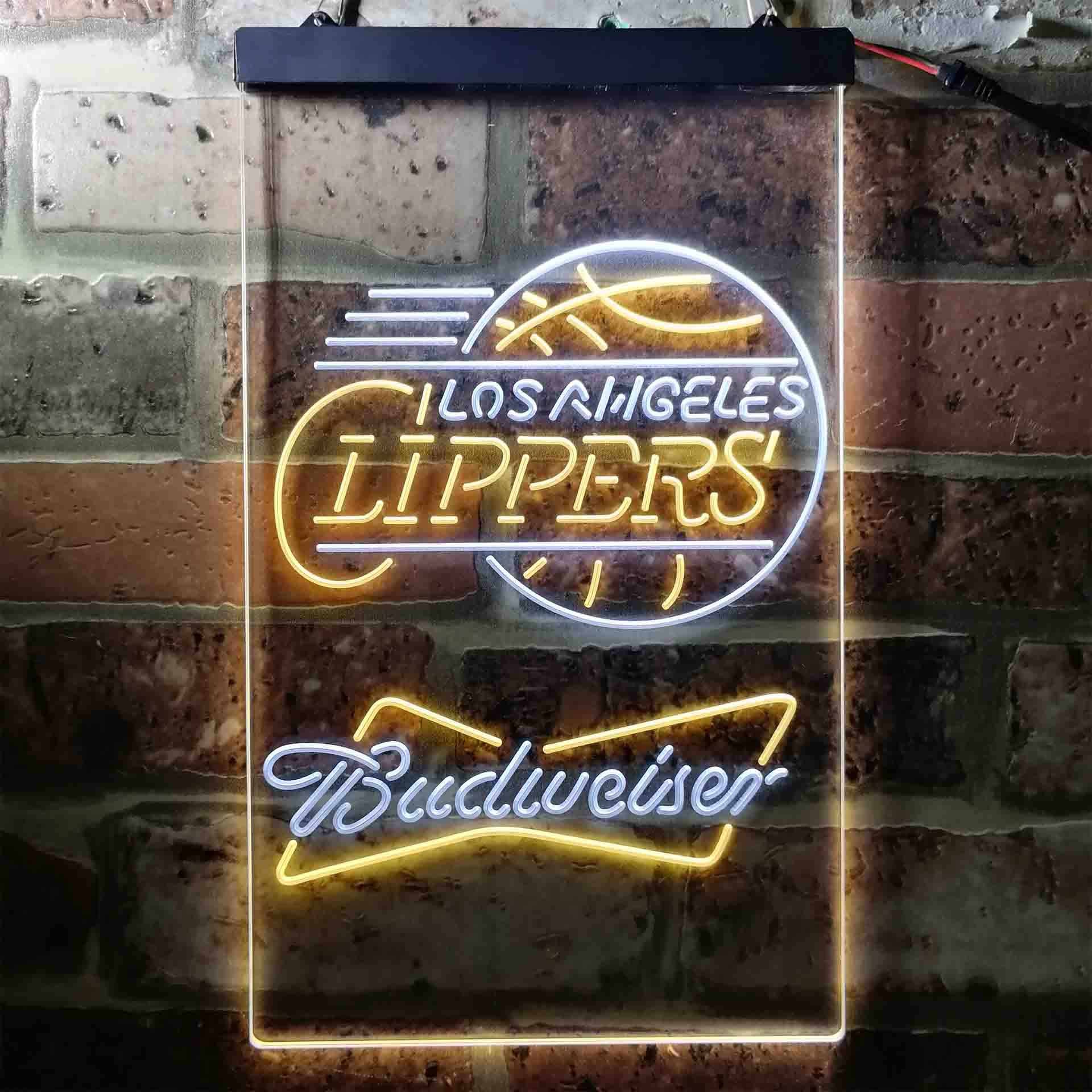 Los Angeles Clippers Budweiser Neon-Like LED Sign - Image 6