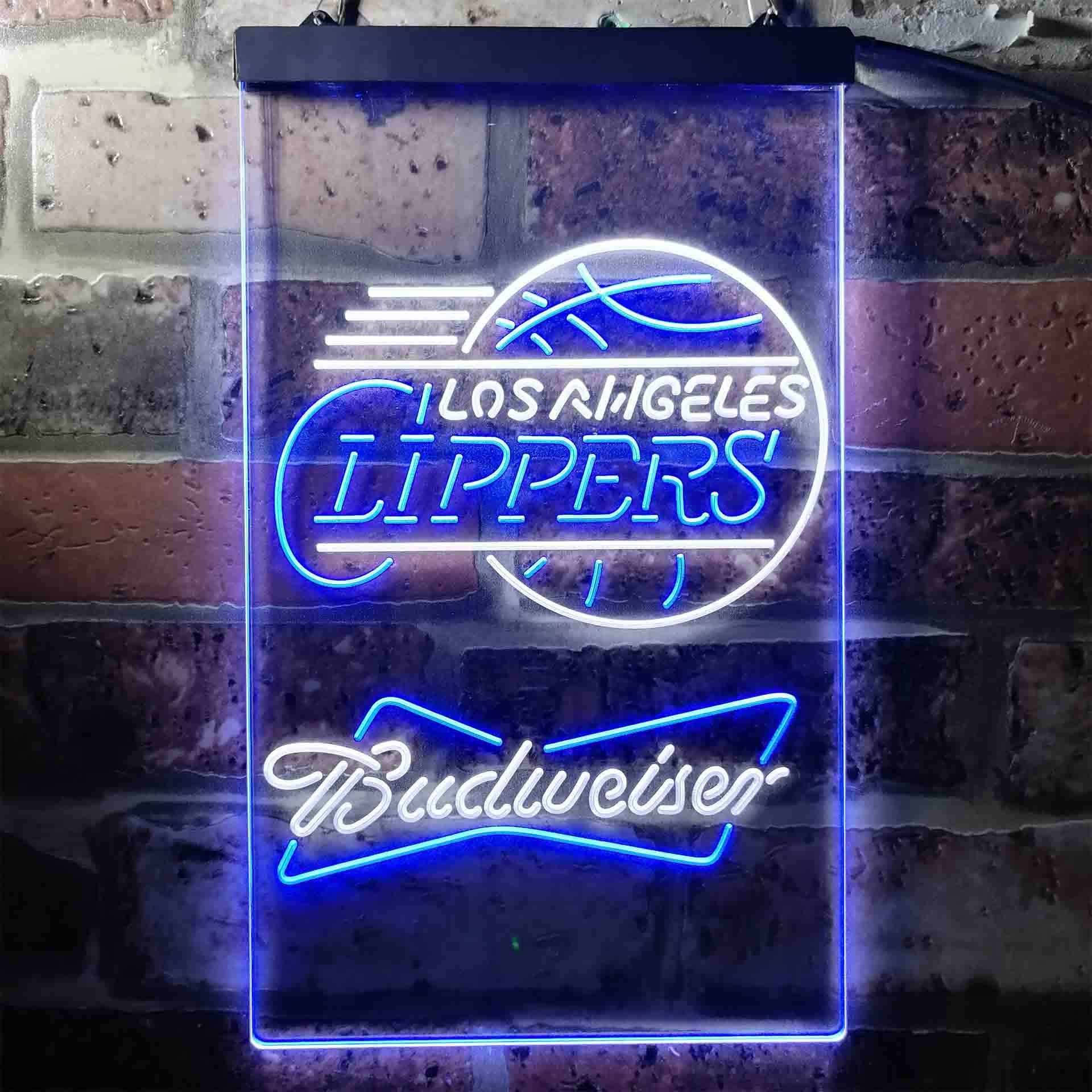 Los Angeles Clippers Budweiser Neon-Like LED Sign - Image 9