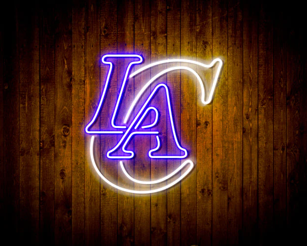 Los Angeles Clippers Logo 1 Handmade Neon Flex LED Sign - Image 5