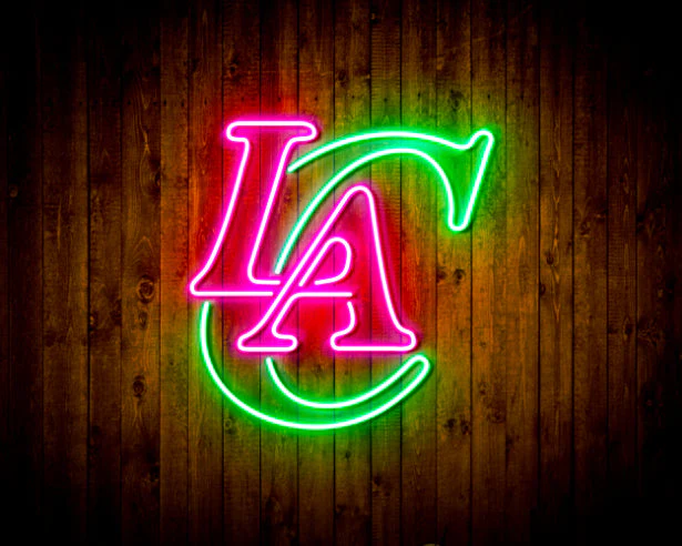 Los Angeles Clippers Logo 1 Handmade Neon Flex LED Sign - Image 7