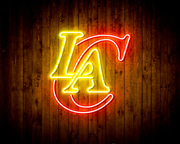 Los Angeles Clippers Logo 1 Handmade Neon Flex LED Sign - Image 8