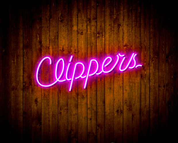 Los Angeles Clippers Handmade Neon Flex LED Sign - Image 6