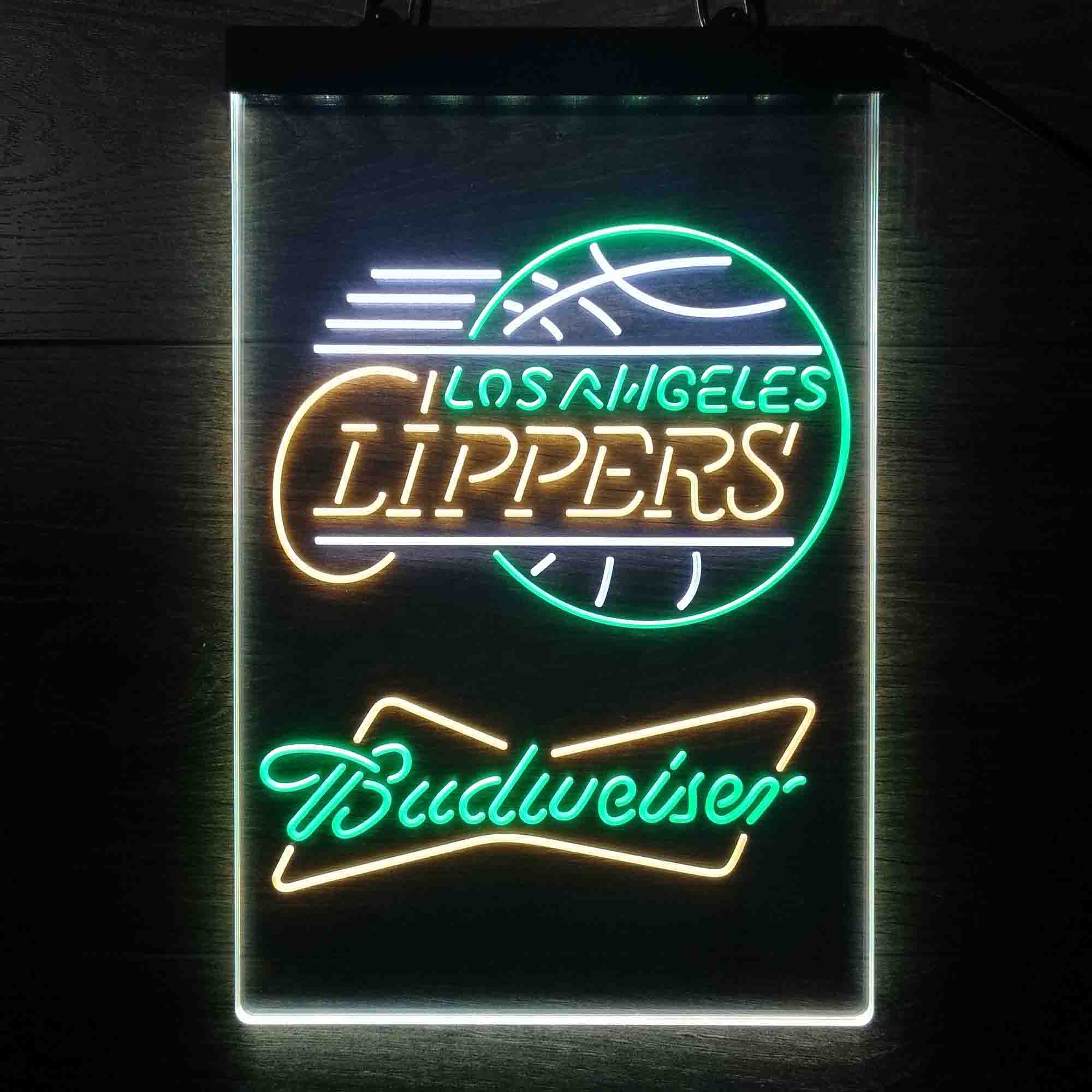 Los Angeles Clippers Nba Budweiser Neon LED Sign 3 Colors - Image 12