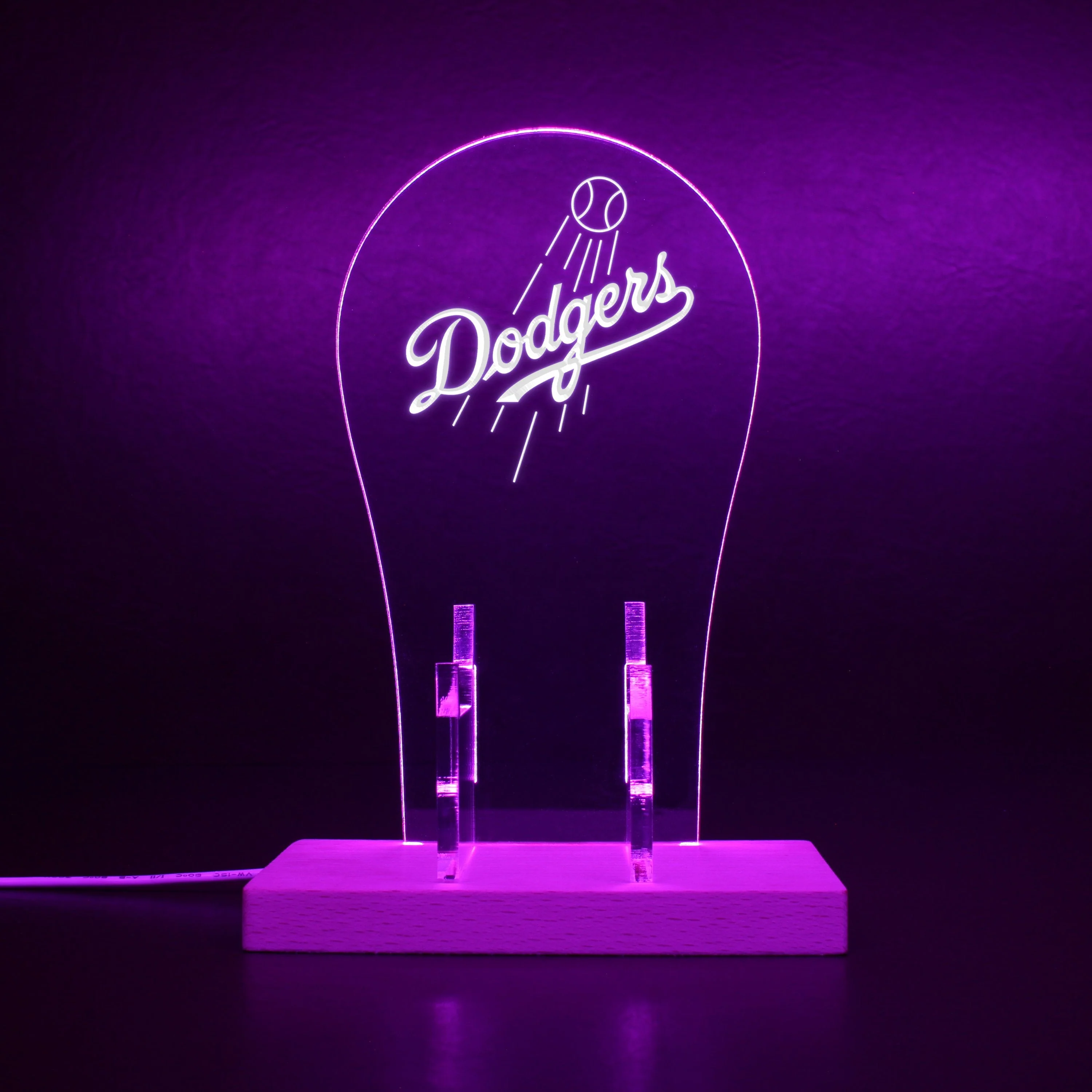 Los Angeles Dodgers LED Gaming Headset Controller Stand - Image 7
