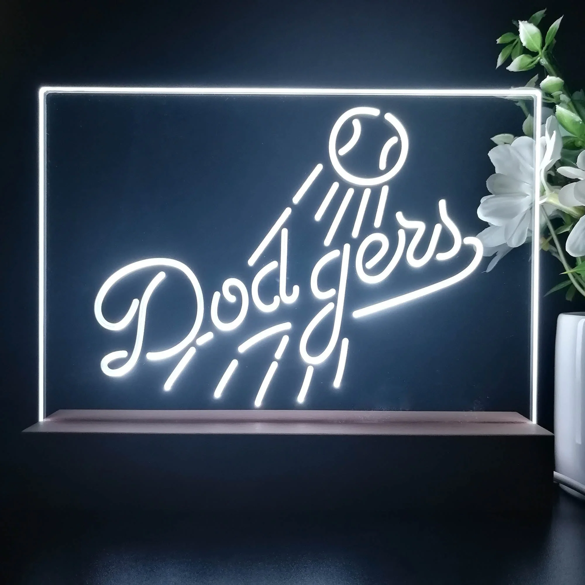 Los Angeles Dodgers Neon Sign Pub Bar Lamp - Image 3