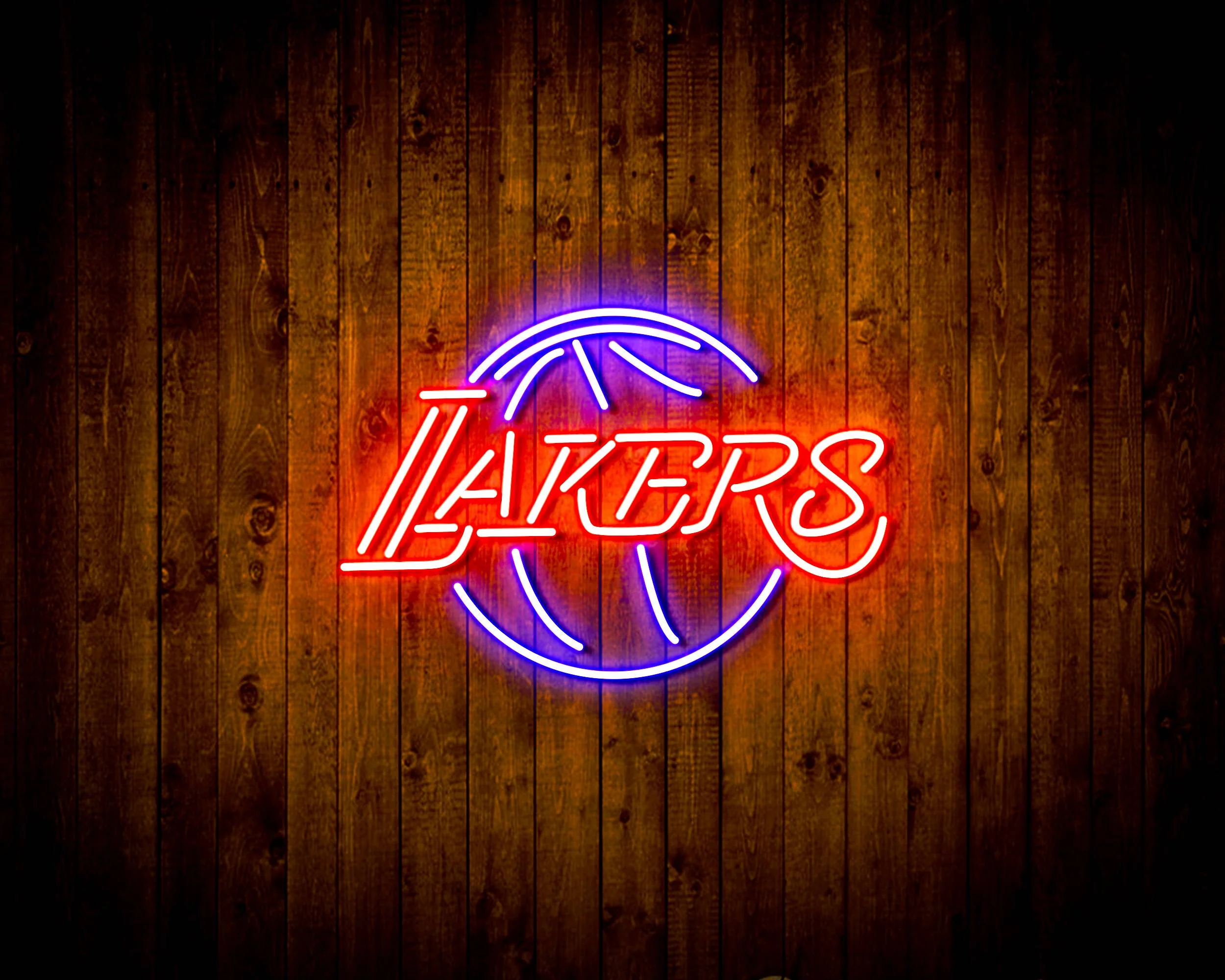 Los Angeles Lakers Bar Neon Flex LED Sign - Image 2