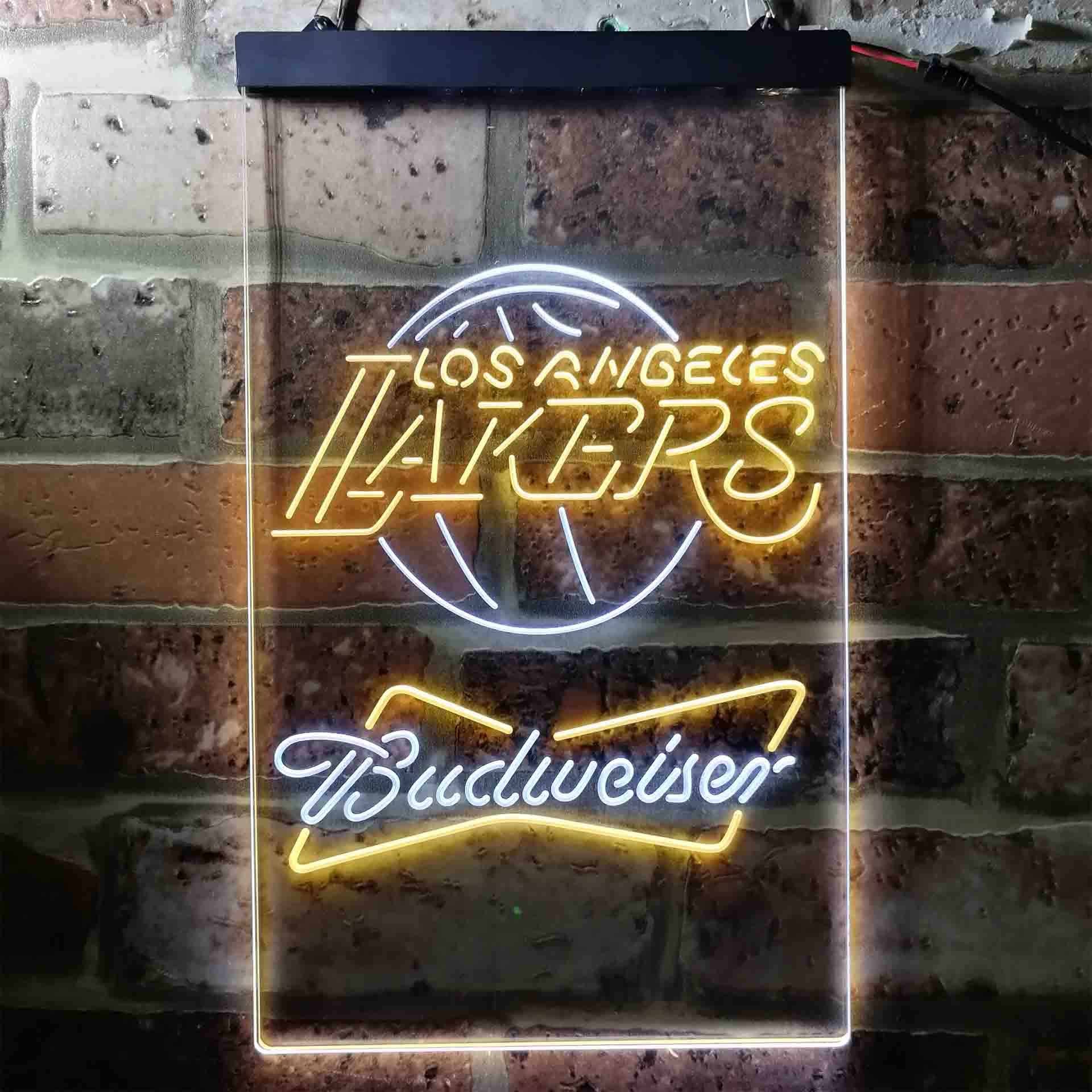Los Angeles Lakers Budweiser Neon-Like LED Sign - Image 11