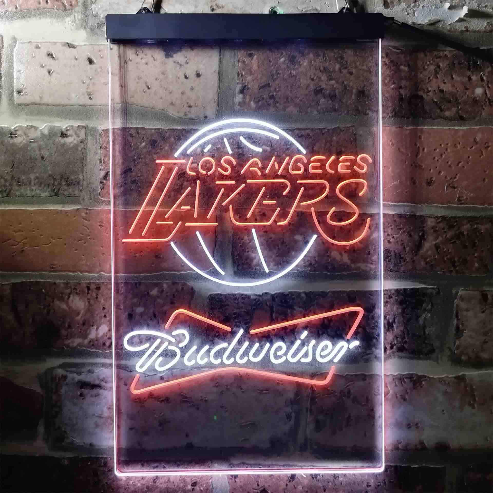 Los Angeles Lakers Budweiser Neon-Like LED Sign - Image 12