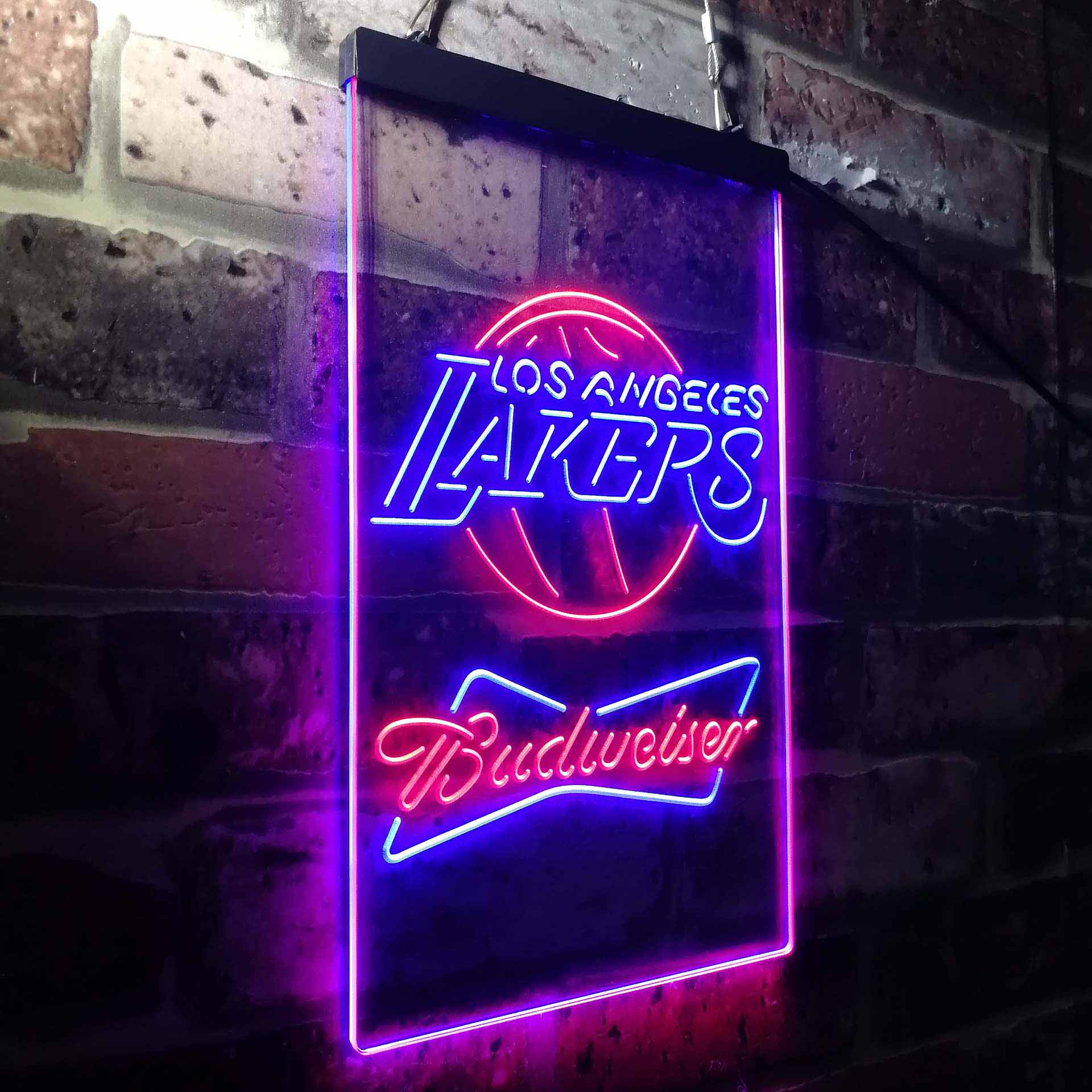 Los Angeles Lakers Budweiser Neon-Like LED Sign - Image 16