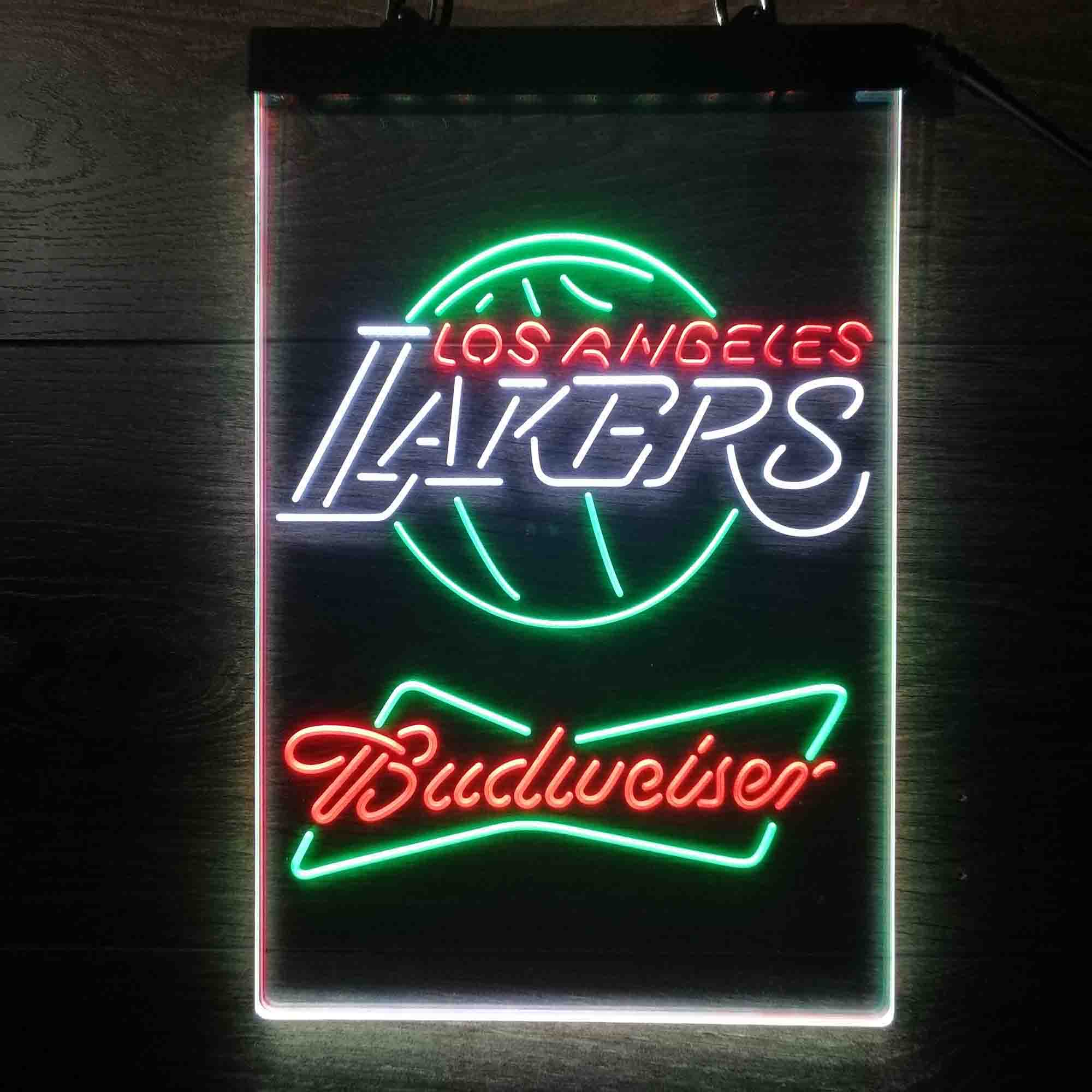 Los Angeles Lakers Nba Budweiser Neon LED Sign 3 Colors - Image 10