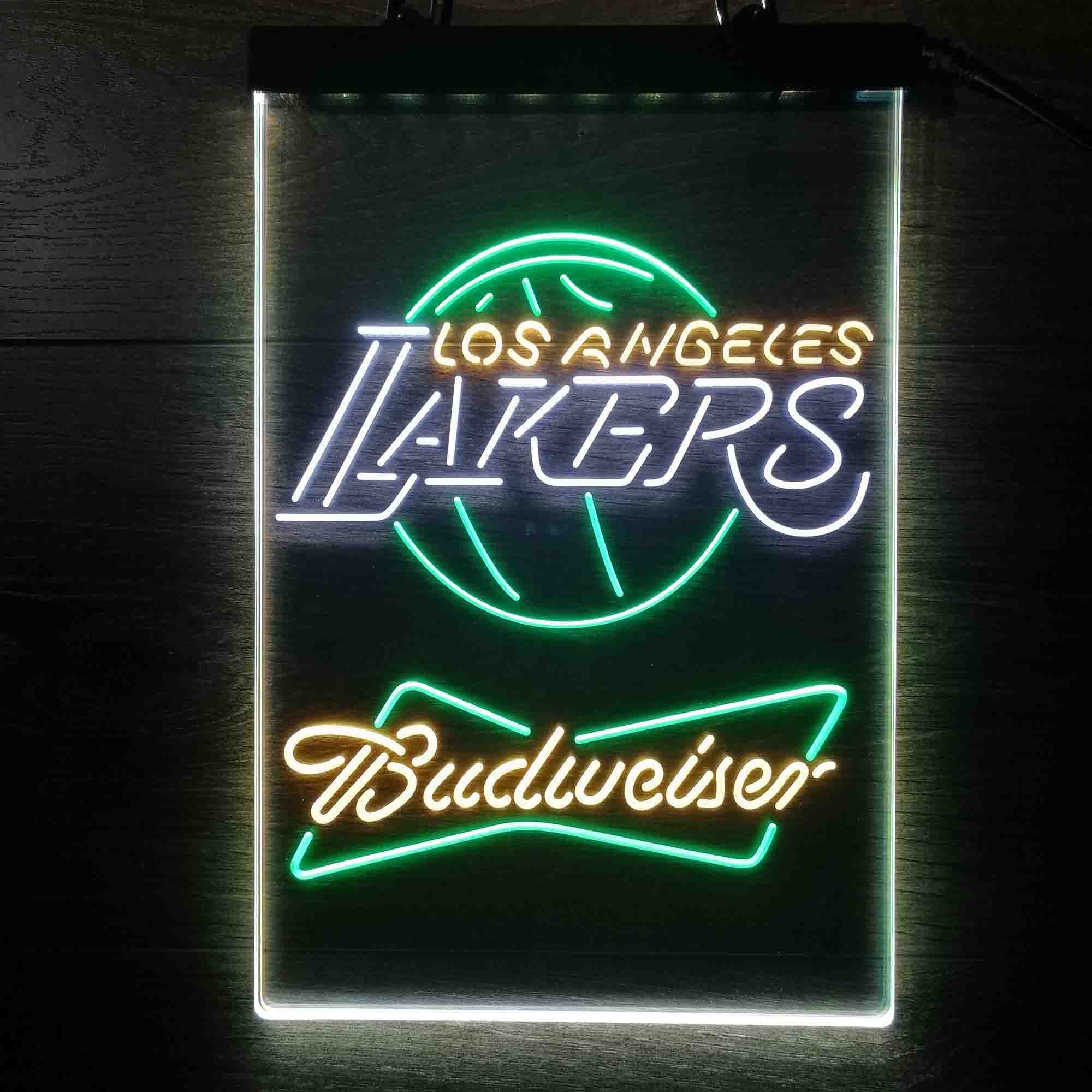 Los Angeles Lakers Nba Budweiser Neon LED Sign 3 Colors - Image 12