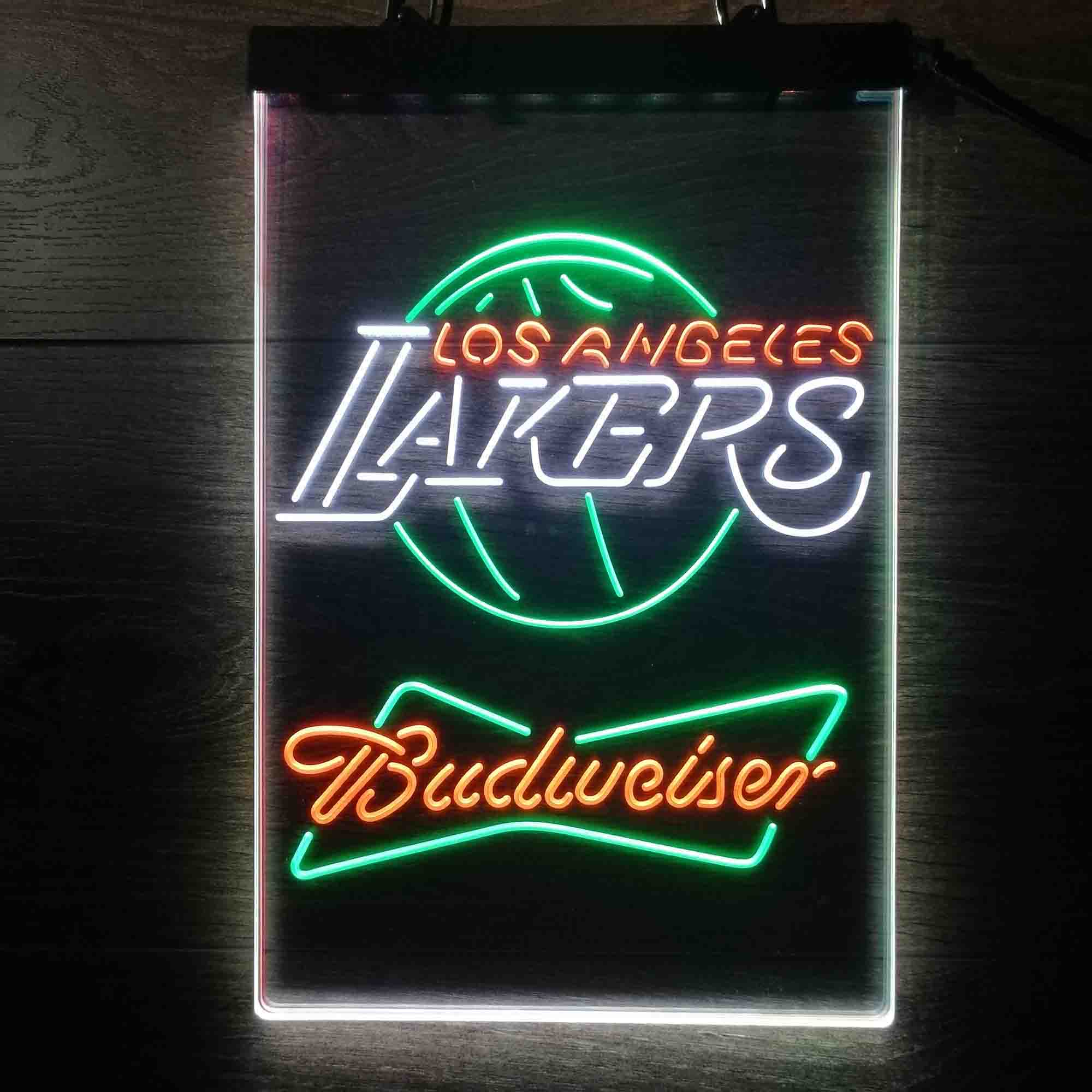 Los Angeles Lakers Nba Budweiser Neon LED Sign 3 Colors - Image 6