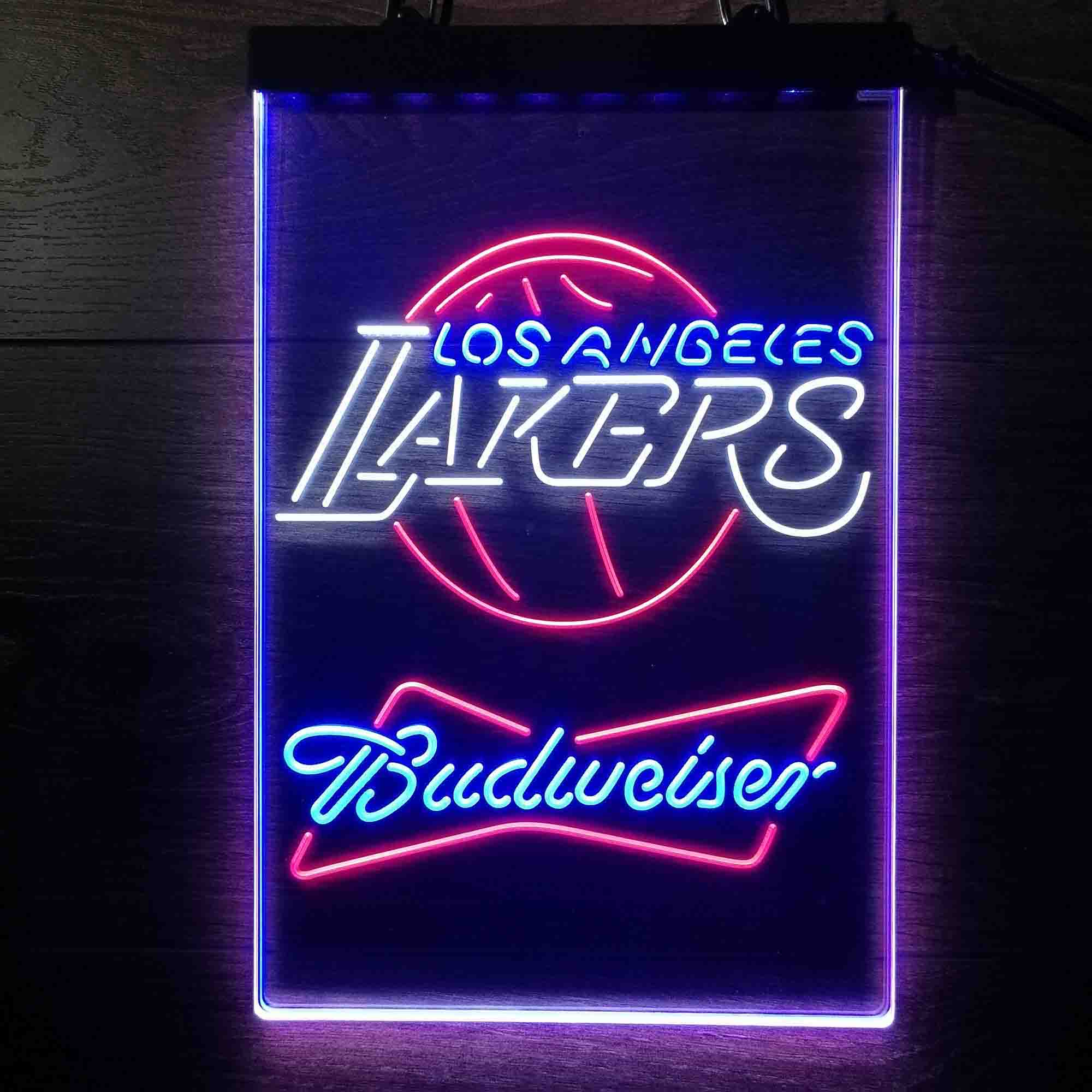 Los Angeles Lakers Nba Budweiser Neon LED Sign 3 Colors - Image 8