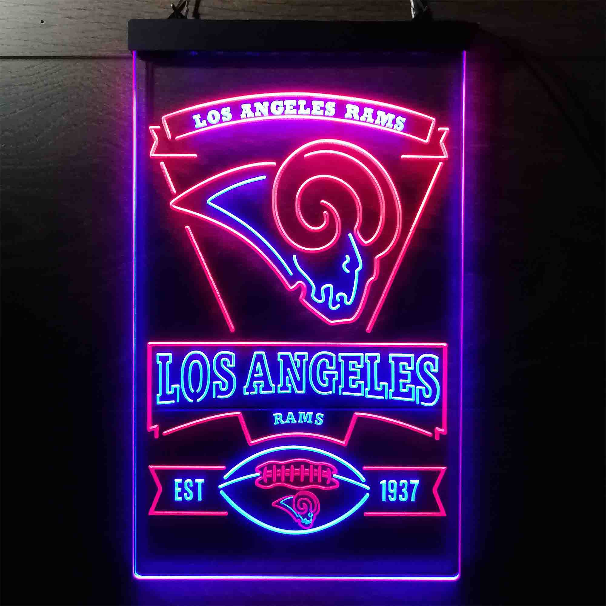 Los Angeles Rams Super Bowl Champions Collectible Neon LED Sign - Image 10