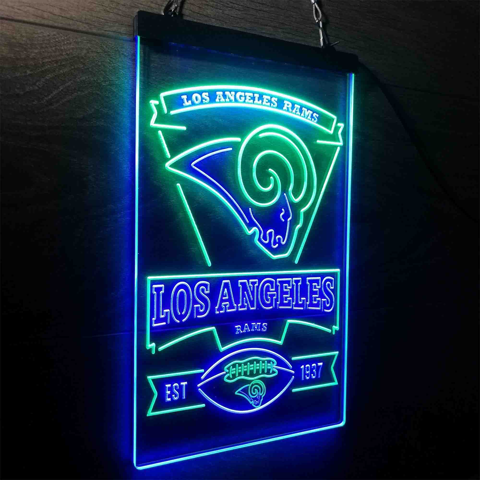 Los Angeles Rams Super Bowl Champions Collectible Neon LED Sign - Image 14
