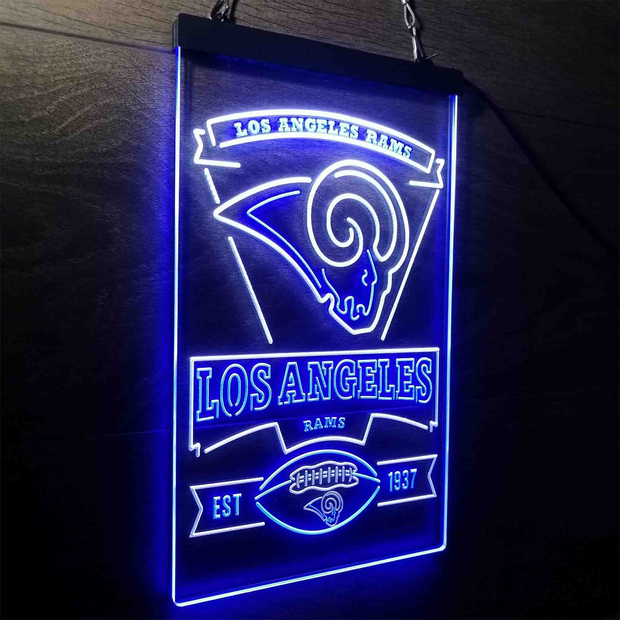 Los Angeles Rams Super Bowl Champions Collectible Neon LED Sign - Image 16
