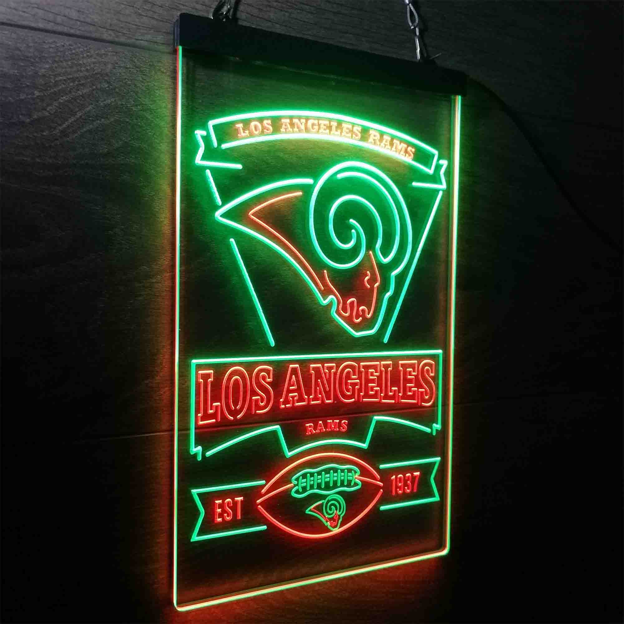 Los Angeles Rams Super Bowl Champions Collectible Neon LED Sign - Image 20