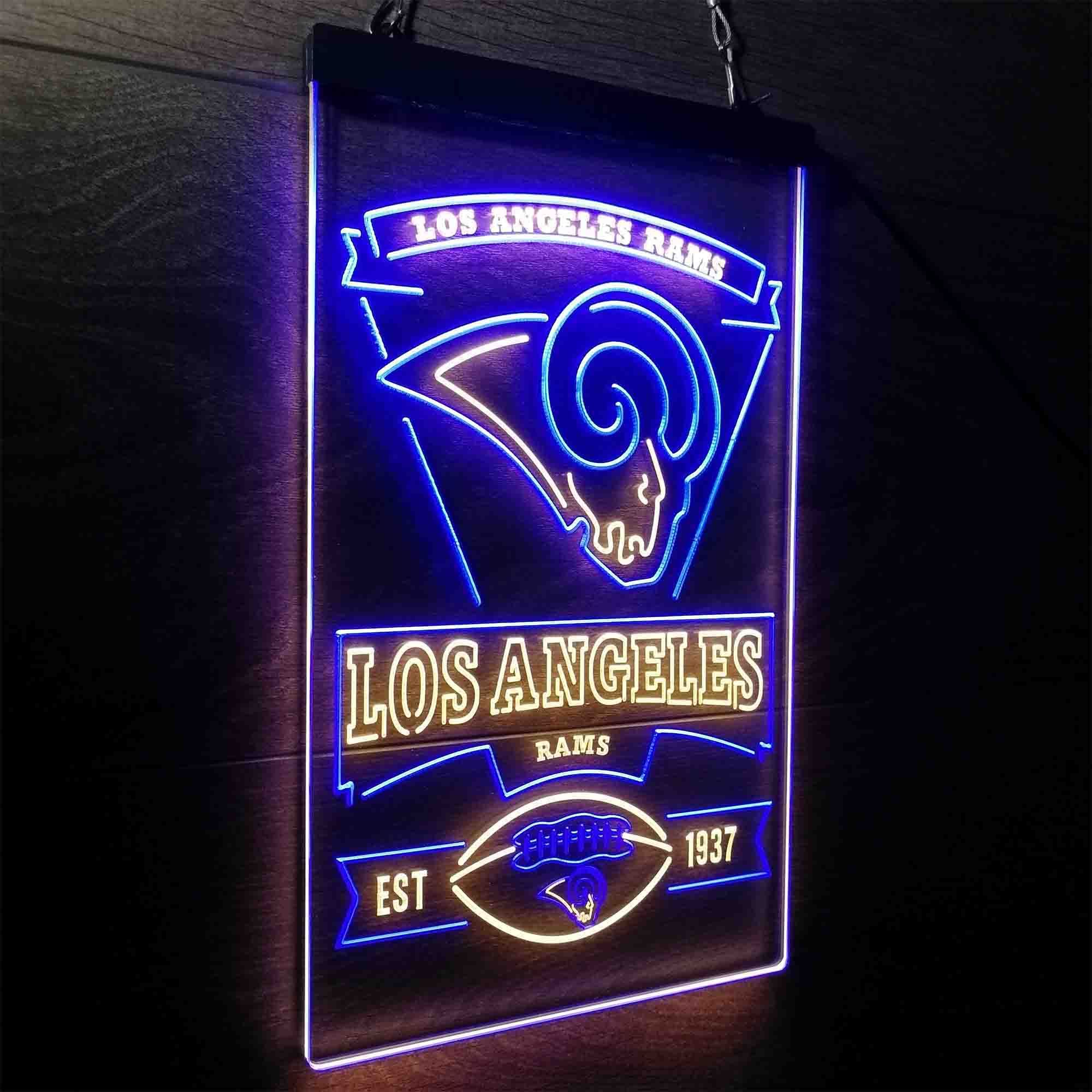 Los Angeles Rams Super Bowl Champions Collectible Neon LED Sign - Image 21