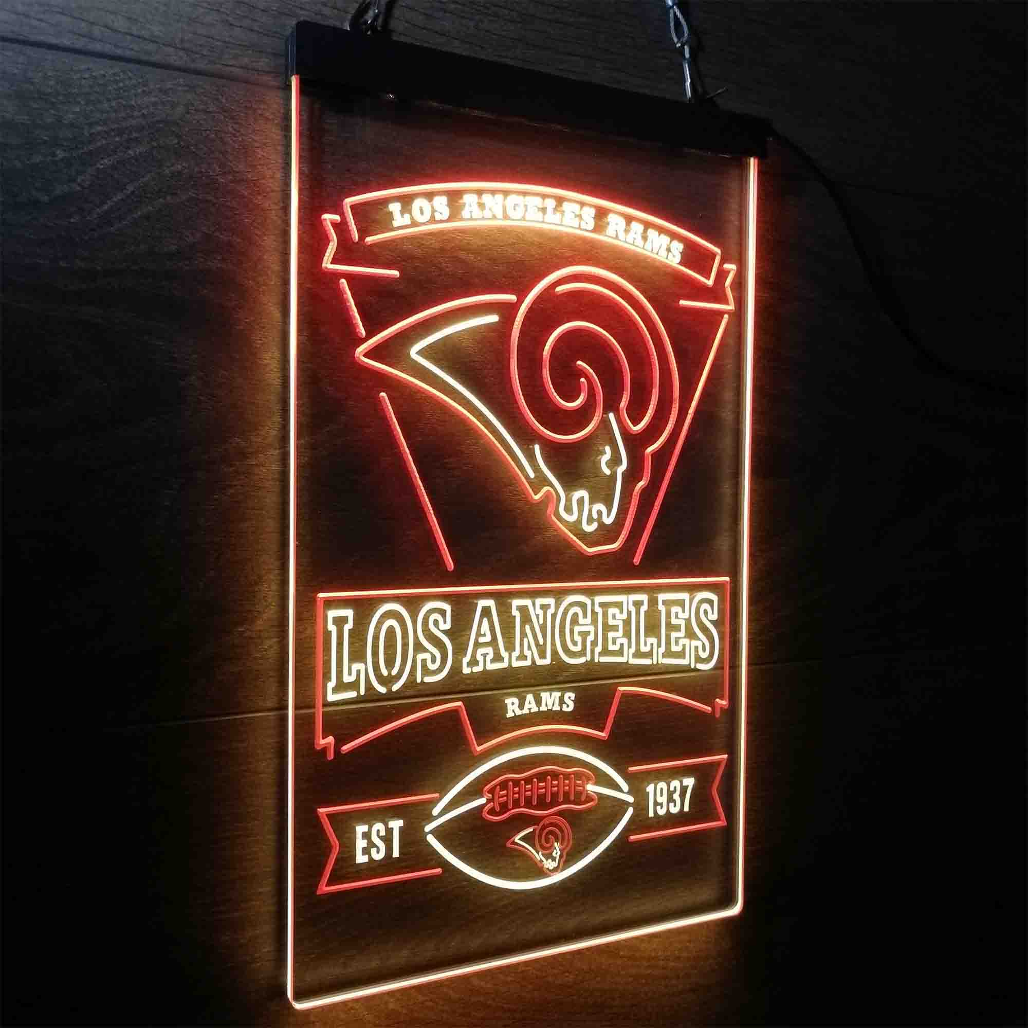 Los Angeles Rams Super Bowl Champions Collectible Neon LED Sign - Image 24