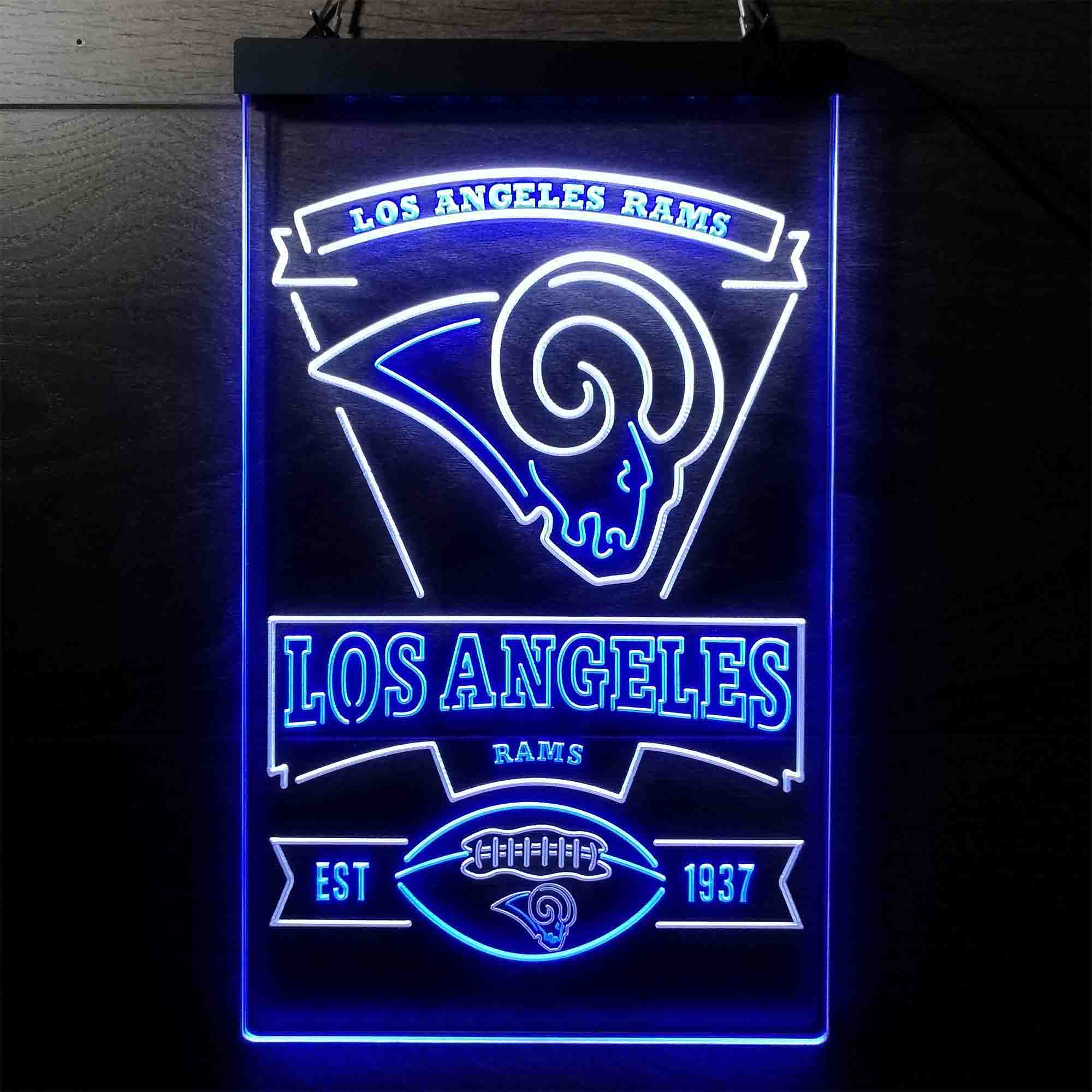 Los Angeles Rams Super Bowl Champions Collectible Neon LED Sign - Image 5