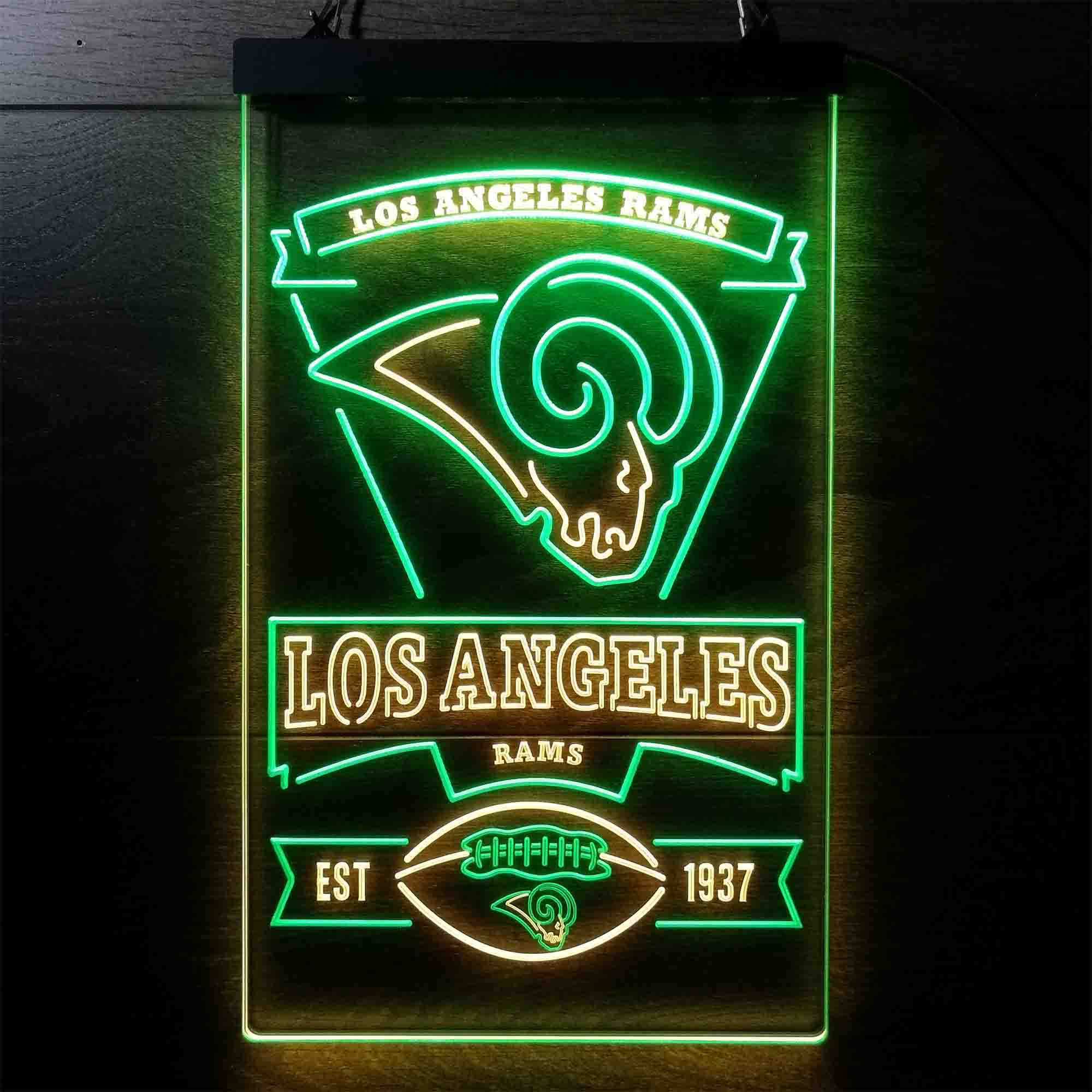 Los Angeles Rams Super Bowl Champions Collectible Neon LED Sign - Image 6