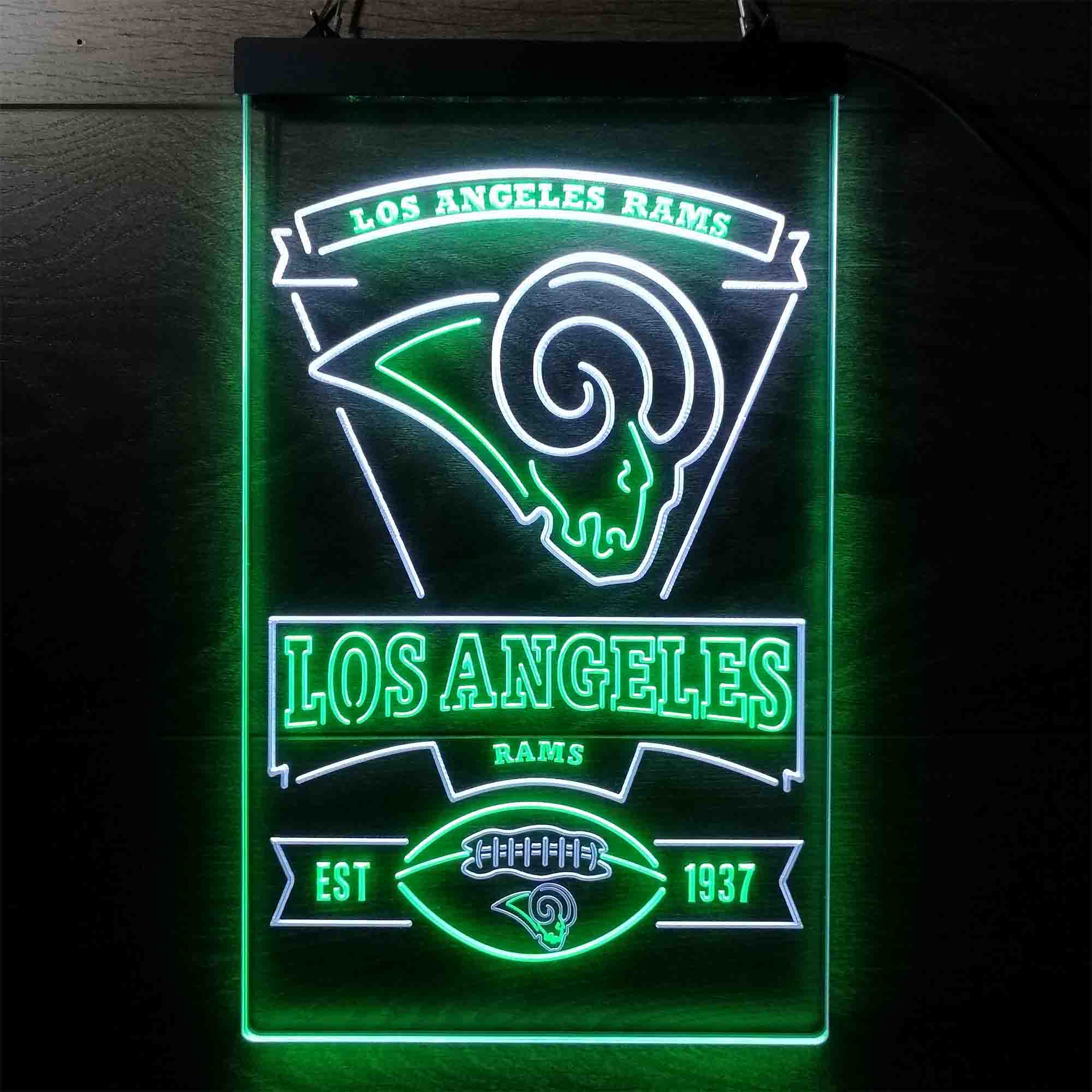 Los Angeles Rams Super Bowl Champions Collectible Neon LED Sign - Image 8