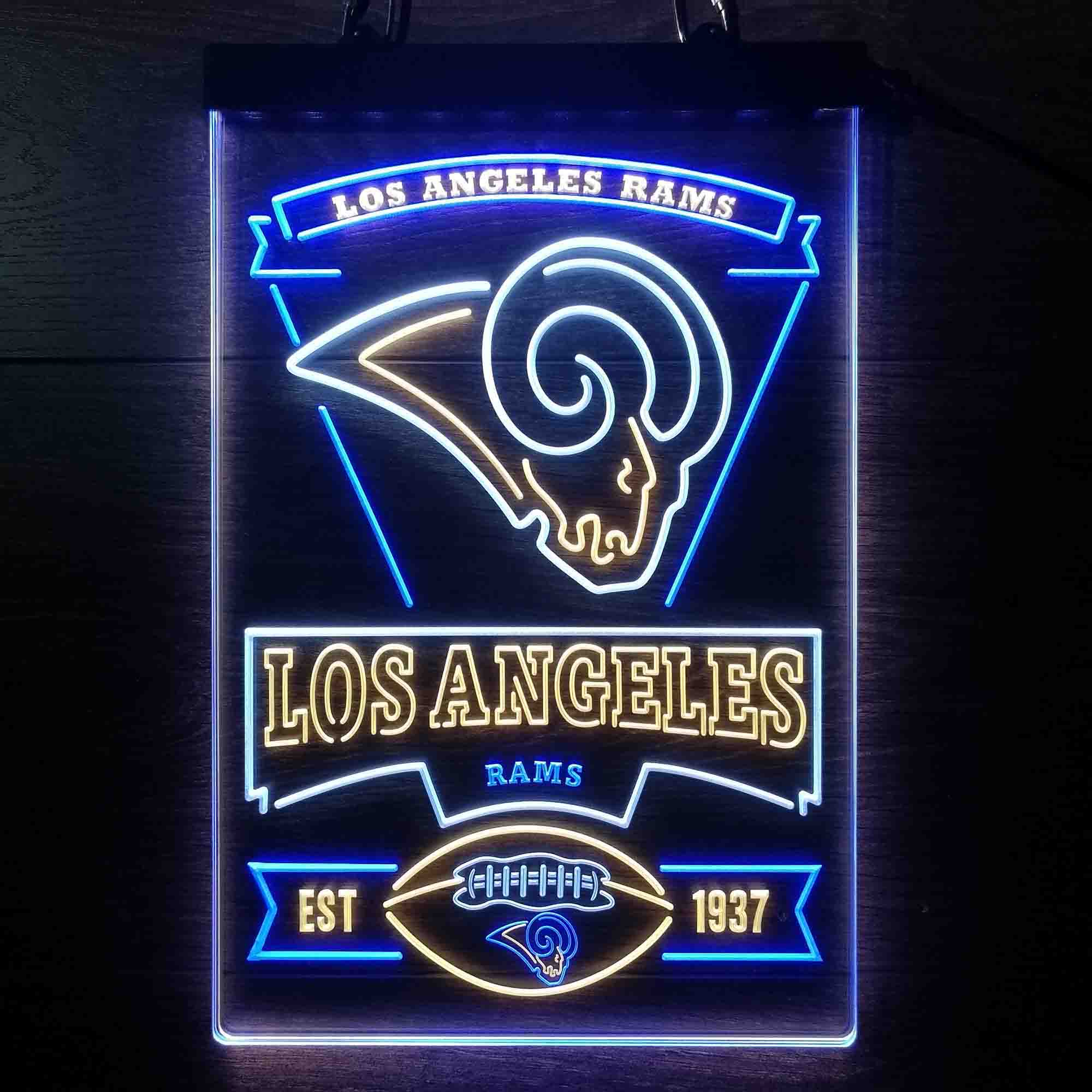 Los Angeles Rams Neon LED Sign 3 Colors - Image 5