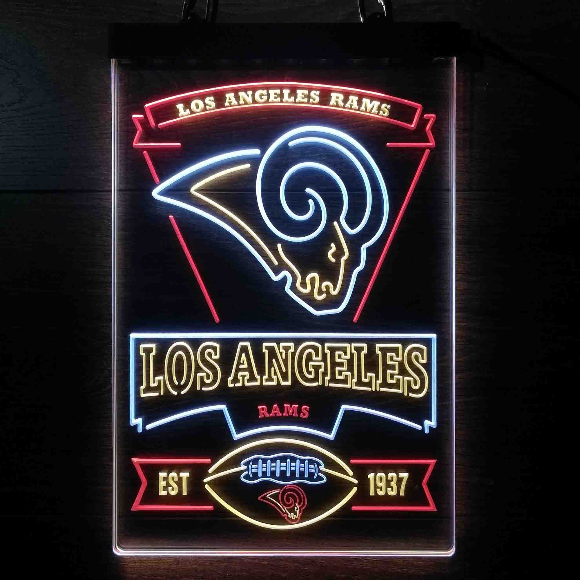 Los Angeles Rams Neon LED Sign 3 Colors - Image 6