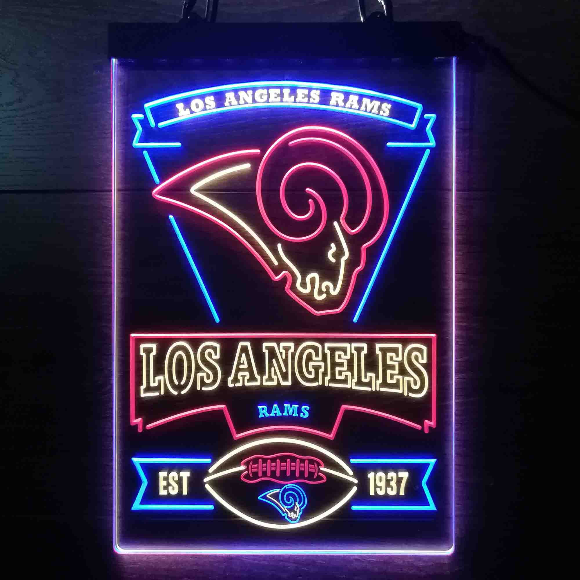 Los Angeles Rams Neon LED Sign 3 Colors - Image 9