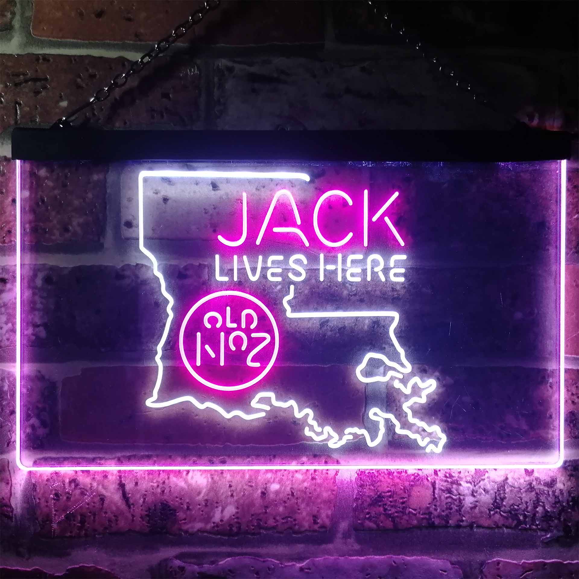 Louisiana Jack Daniel's Home Bar Neon Light LED Sign - Image 4