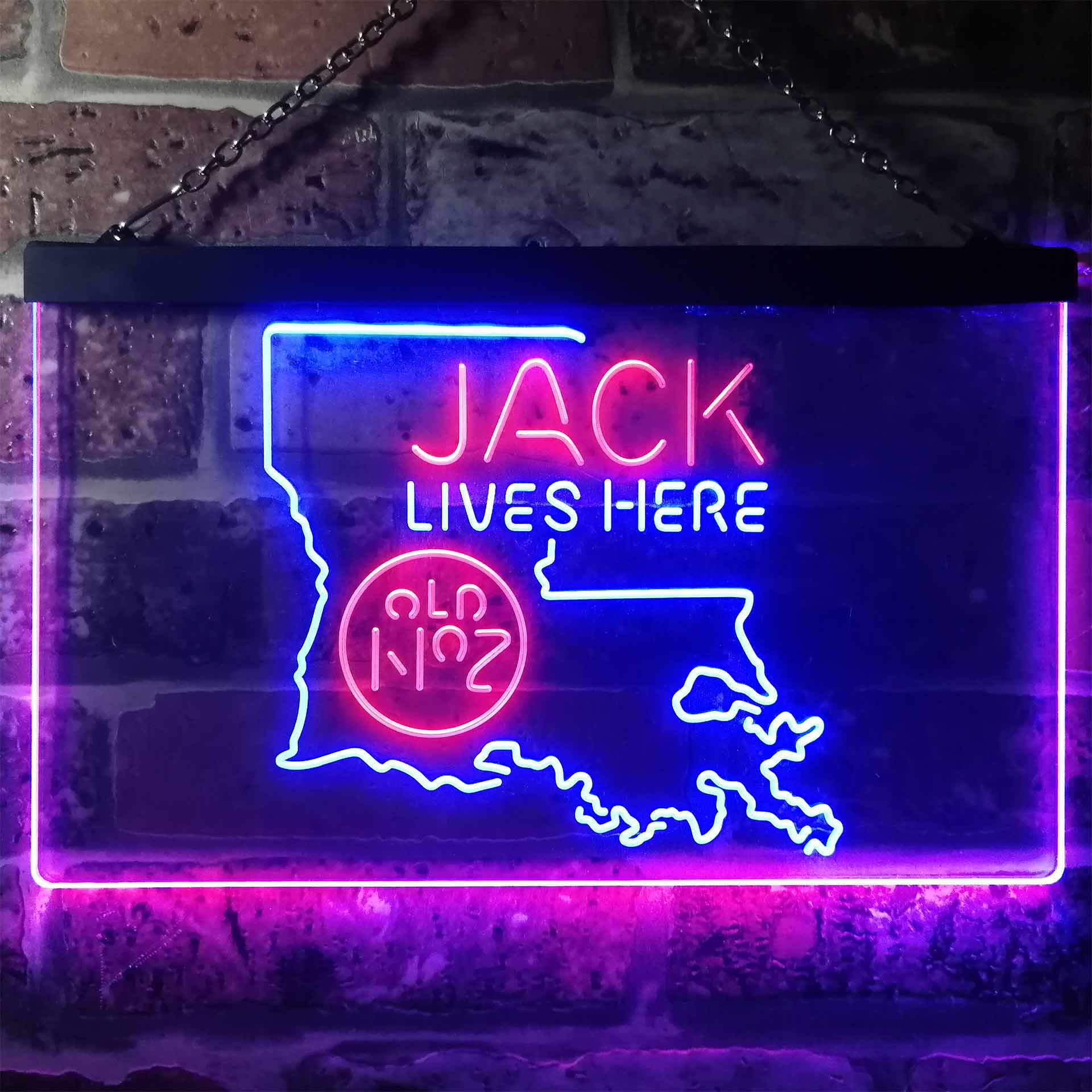 Louisiana Jack Daniel's Home Bar Neon Light LED Sign - Image 8