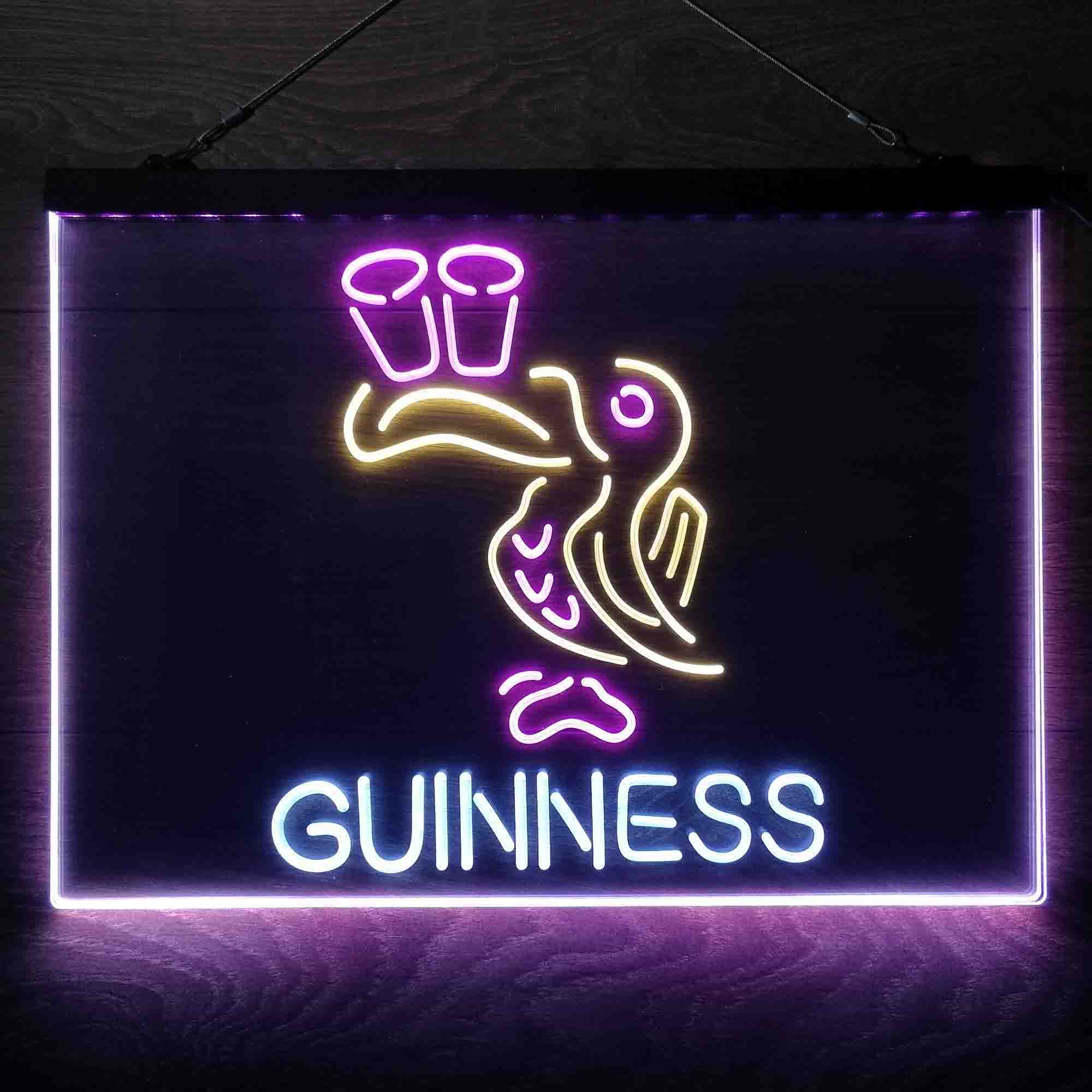 Lovely Day Guinness Neon 3-Color LED Sign