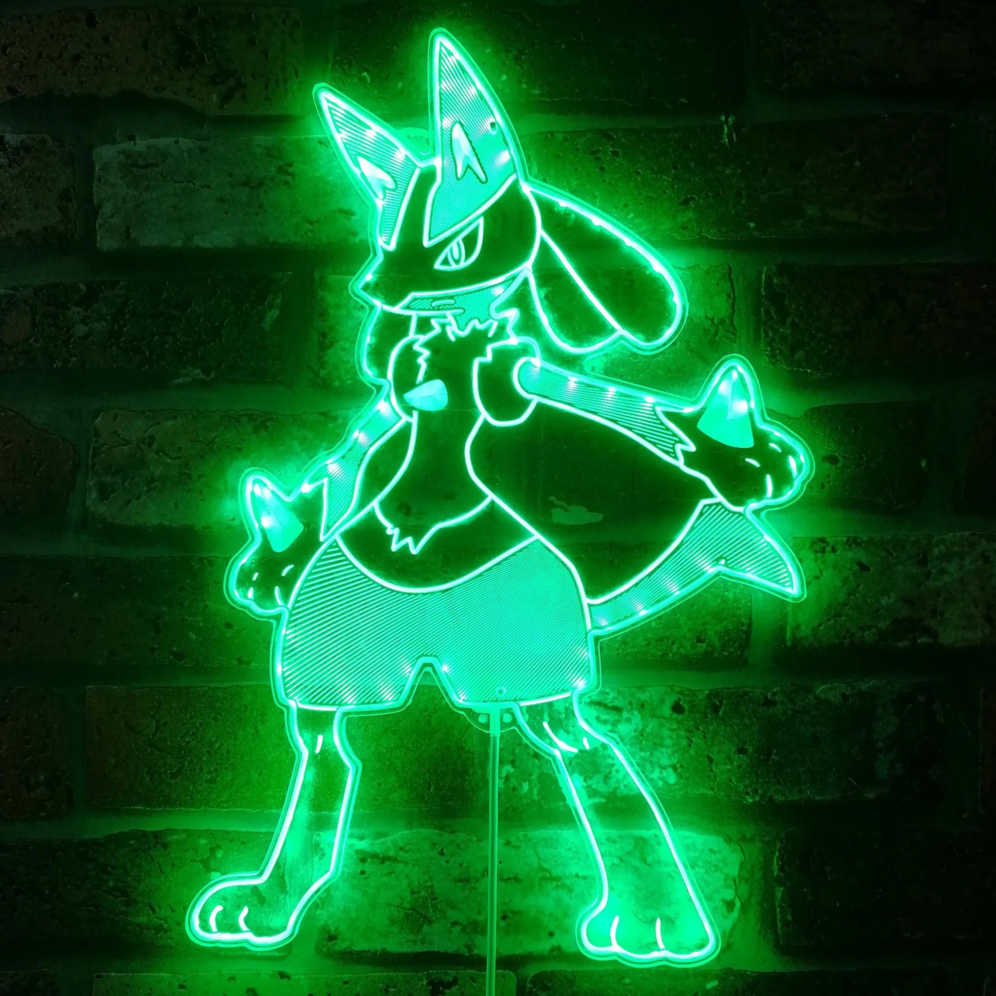 Lucario Neon LED Sign with Dynamic RGB Colors - Image 6