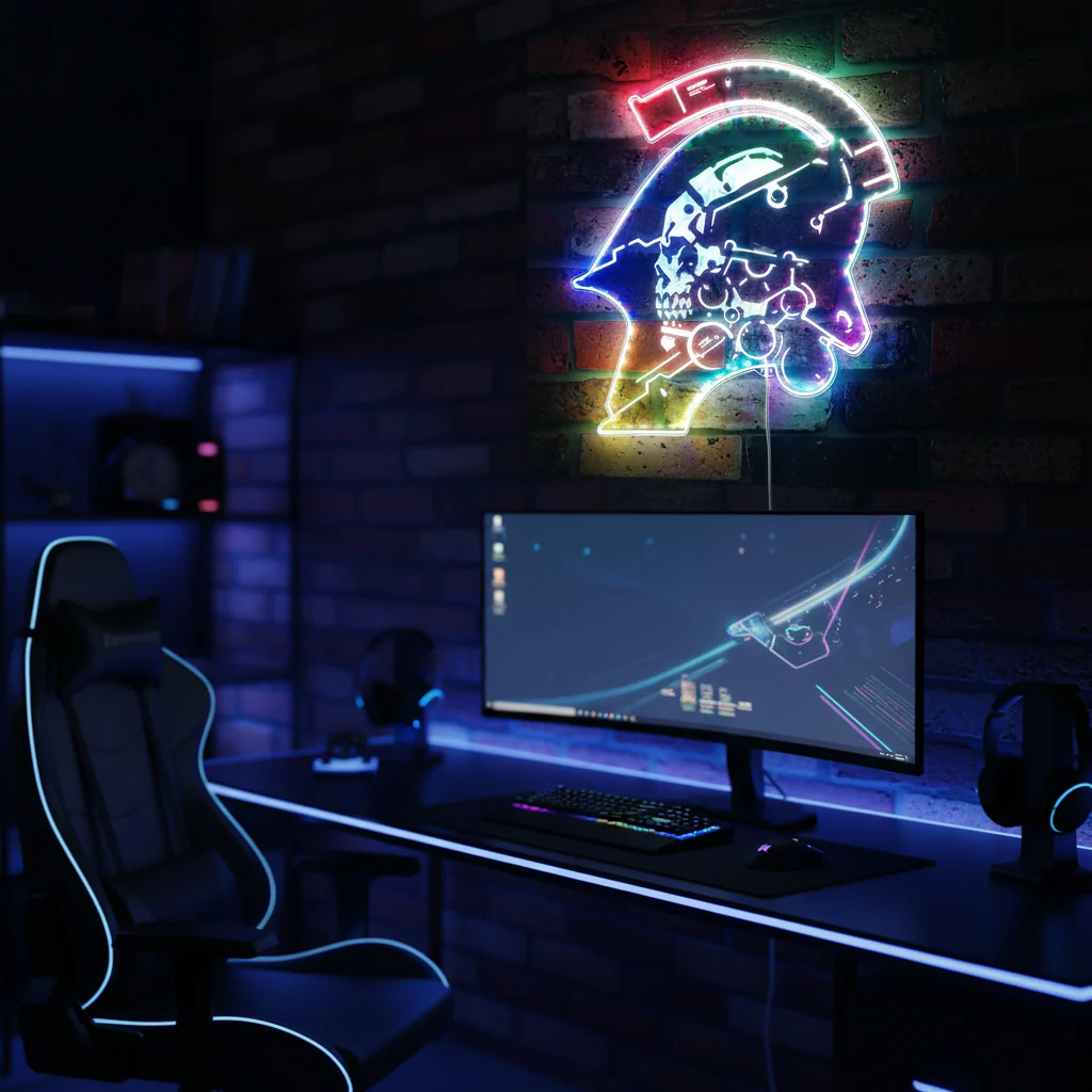 Ludens Death Stranding Neon LED Sign with Dynamic RGB Colors - Image 8