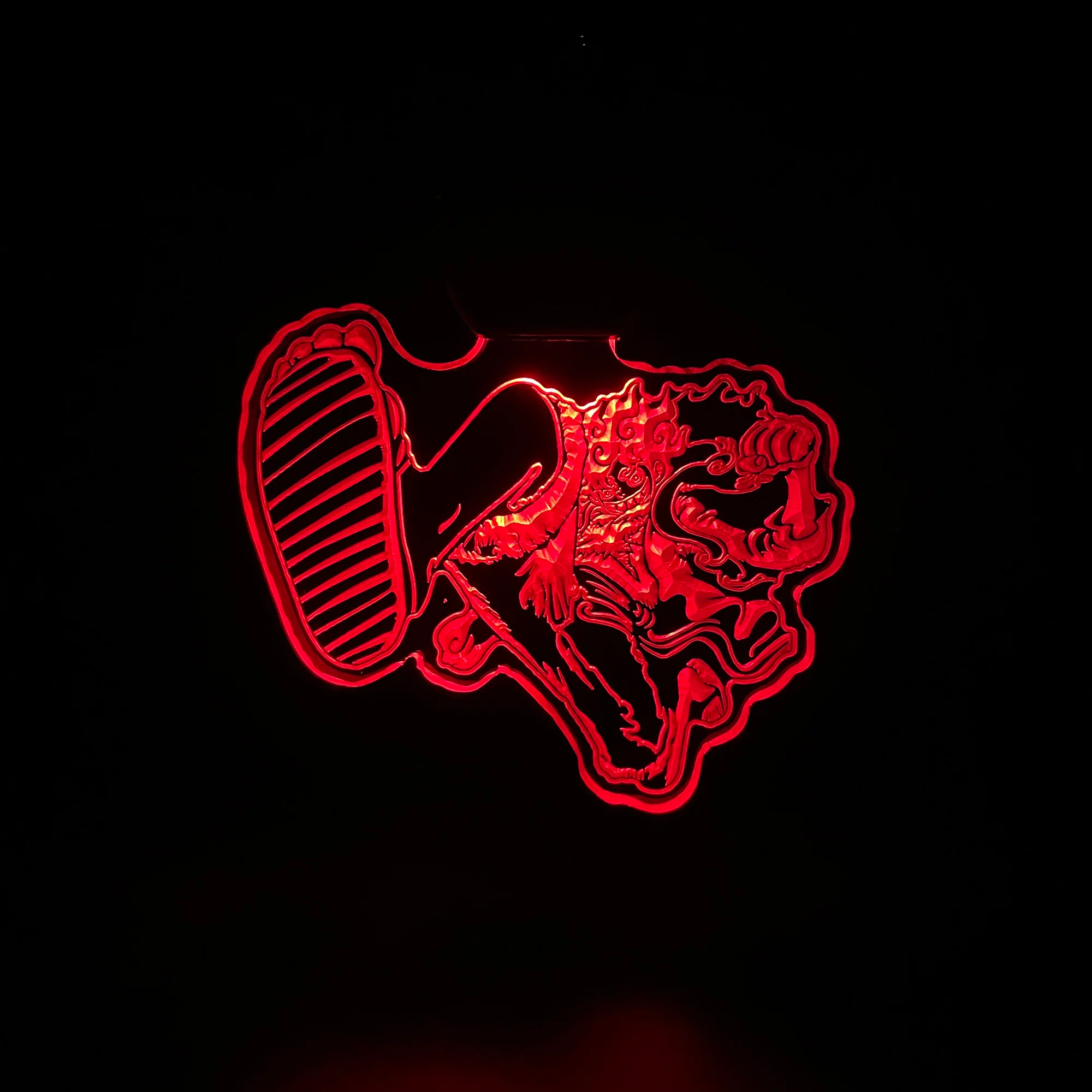 Luffy Gear 5 LED Light Acrylic Keychain , Christmas Tree Ornament - Image 3