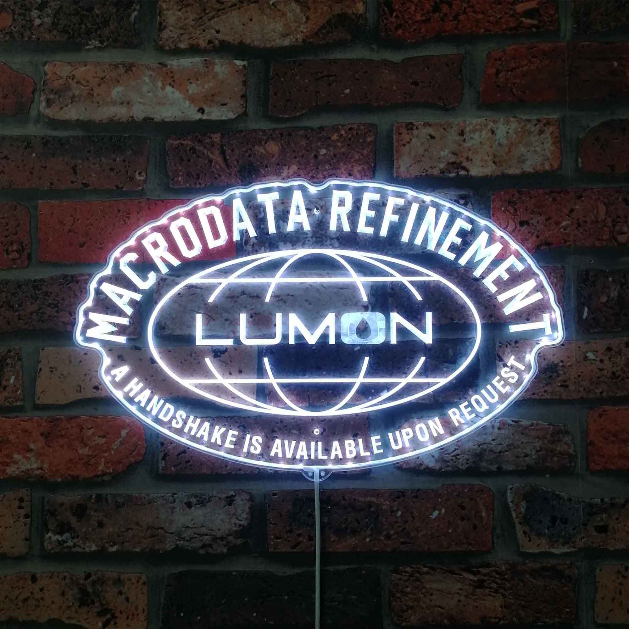 Lumon Industries Inspired Neon LED Sign with Dynamic RGB Colors - Image 5