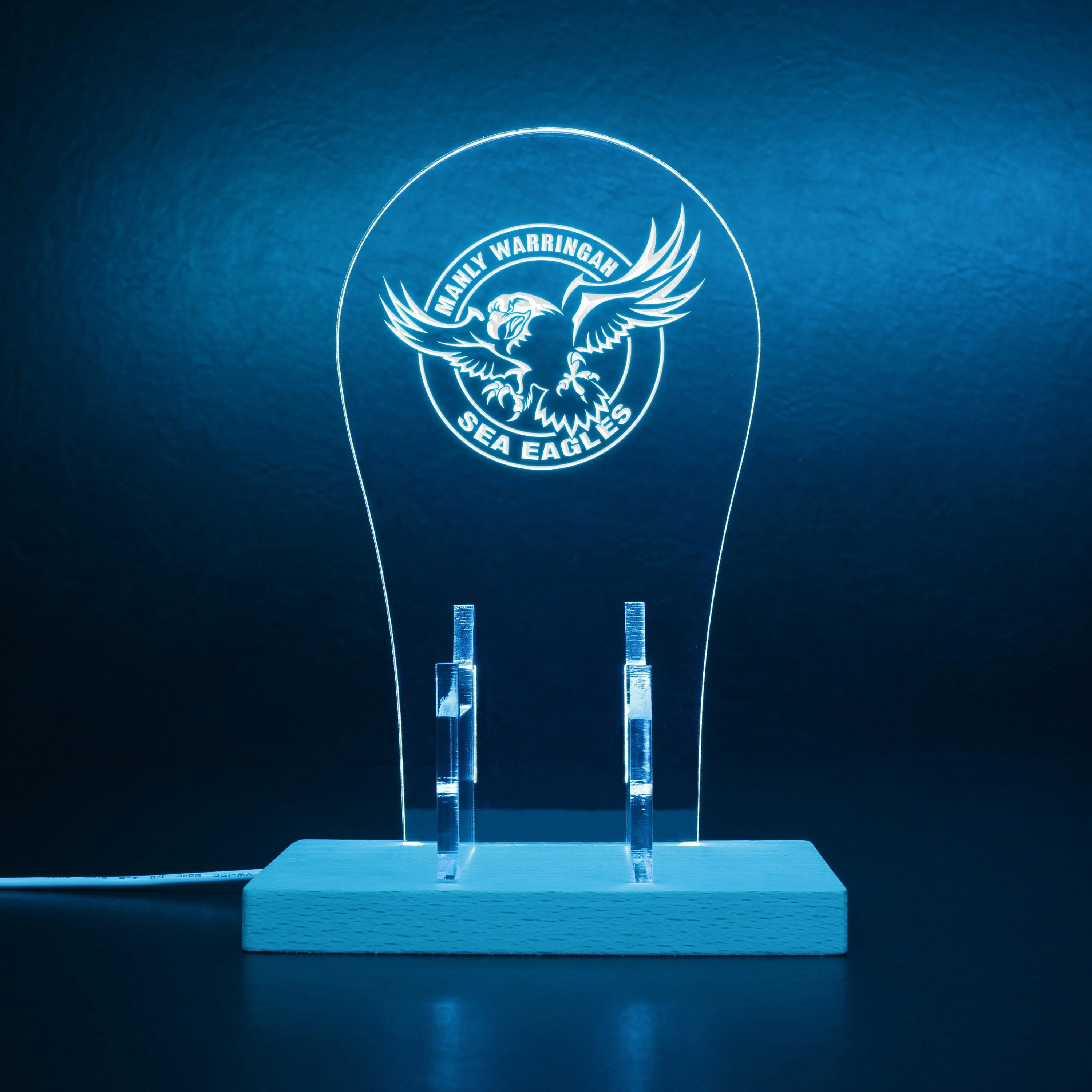 Manly-Warringah Sea Eagles LED Gaming Headset Controller Stand - Image 5