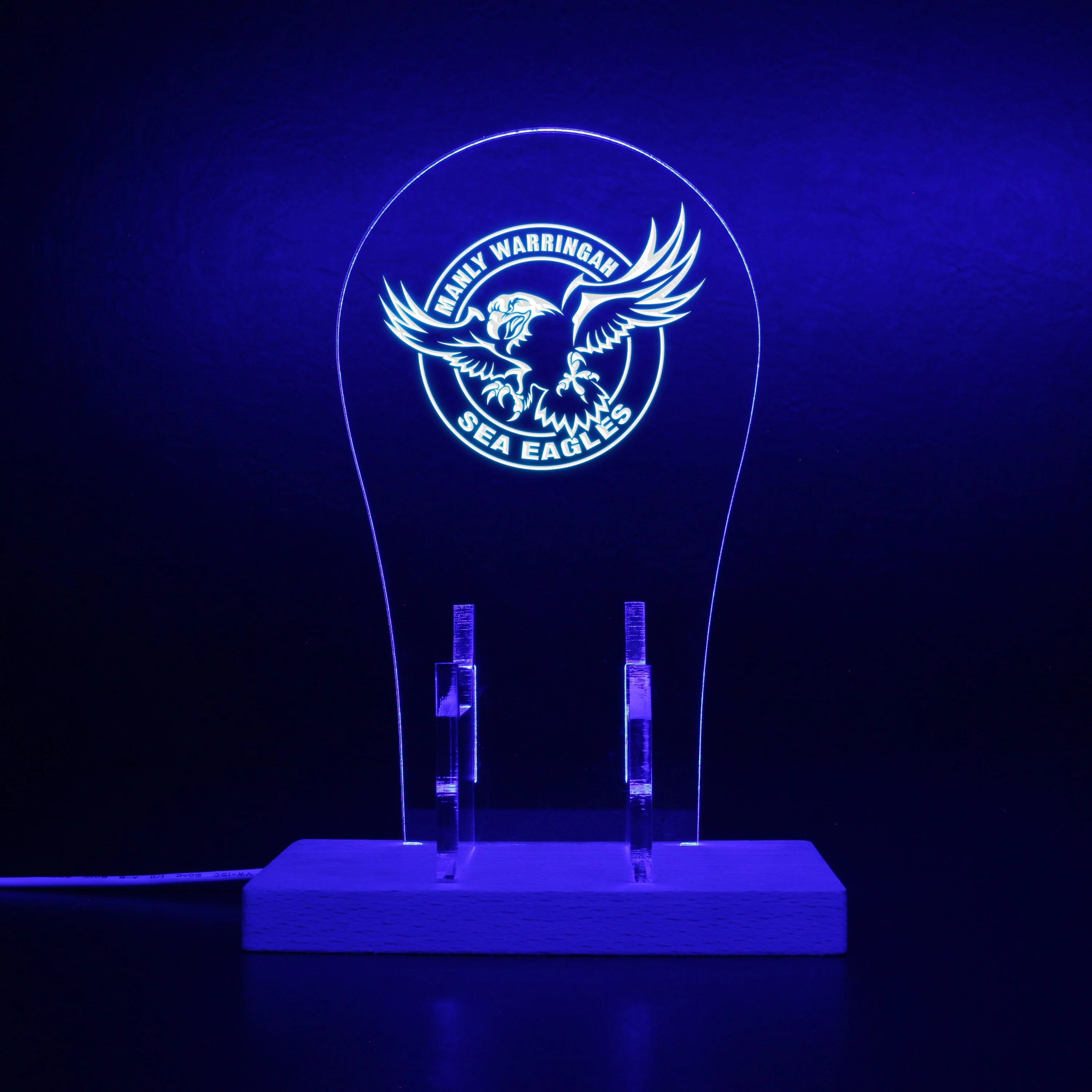 Manly-Warringah Sea Eagles LED Gaming Headset Controller Stand - Image 7