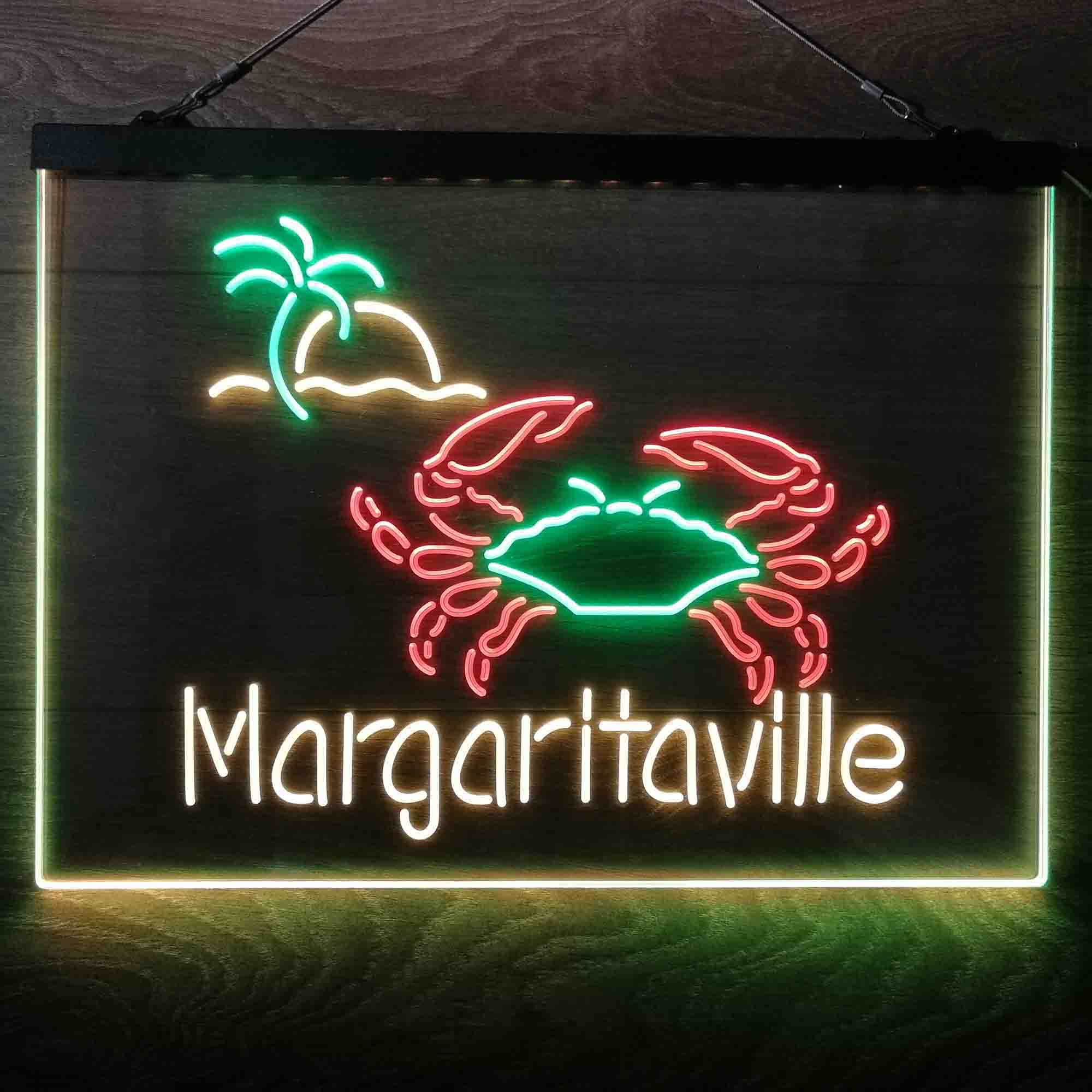 Margaritaville Crab Neon 3-Color LED Sign - Image 10